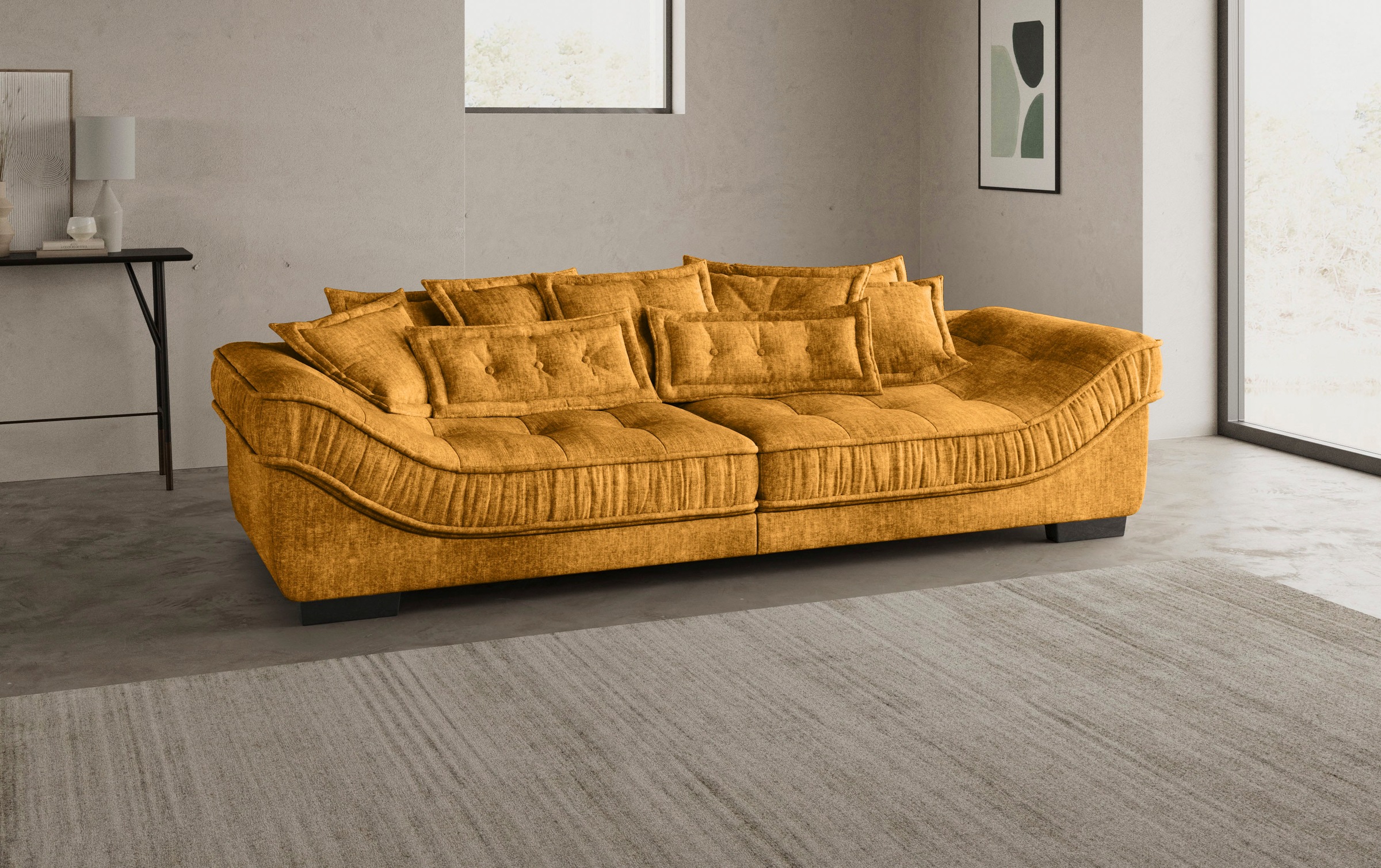Mr. Couch Big-Sofa »Diwan II«, Wahlweise mit Kaltschaumpolsterung bis 140 kg belastbar