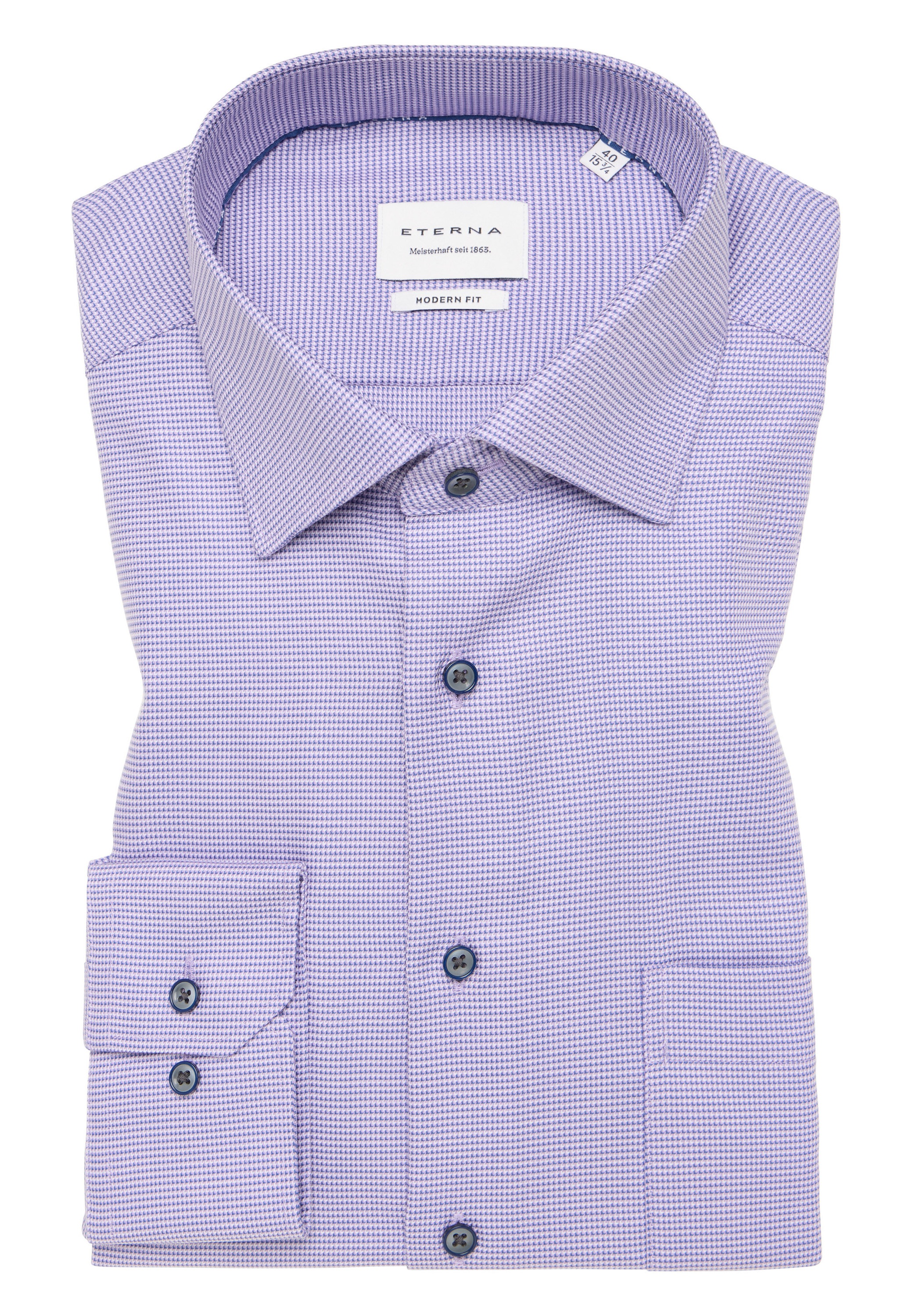 Eterna Langarmhemd »MODERN FIT«, NON IRON (bügelfrei)