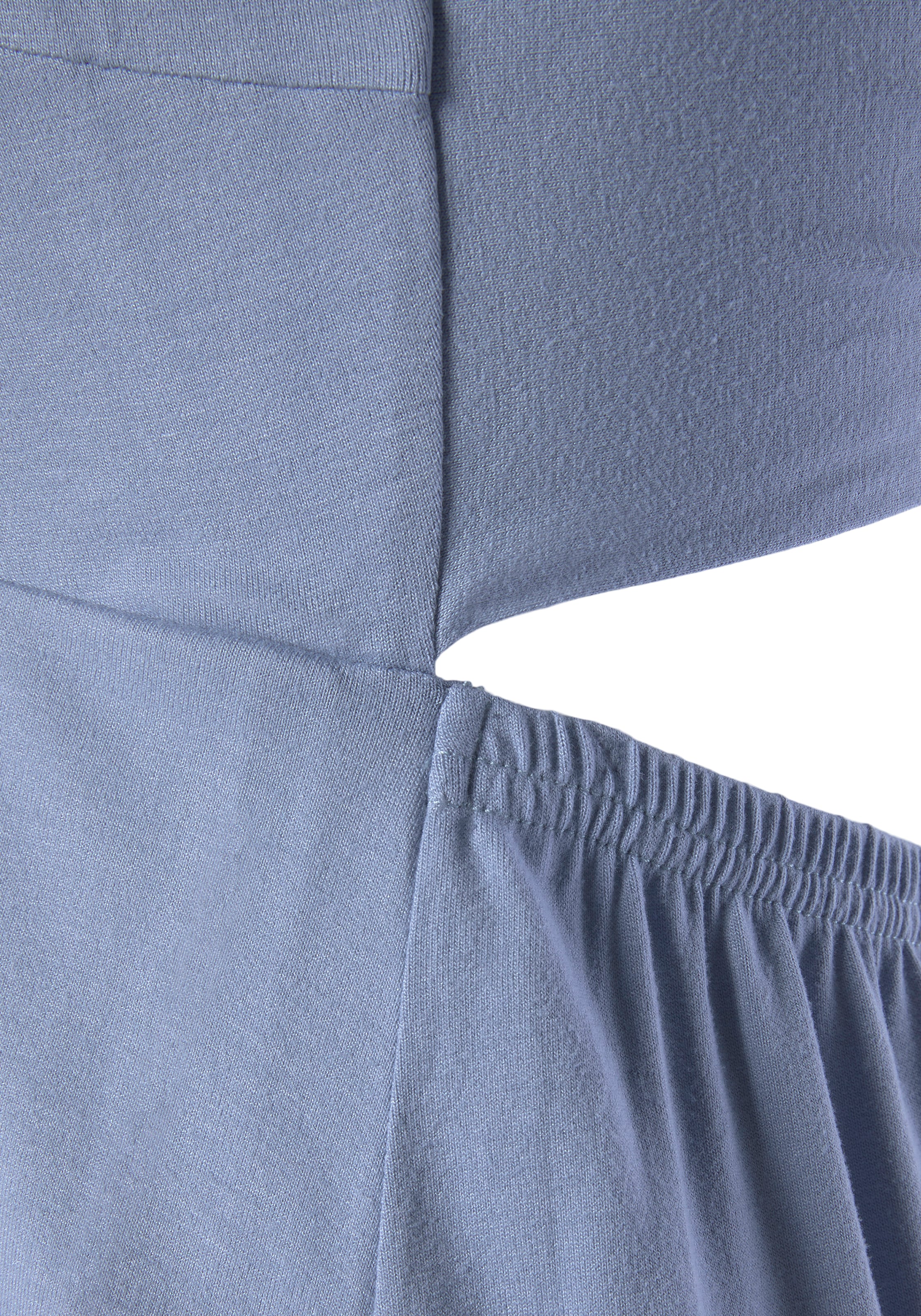 Buffalo Jerseykleid, mit tollem Rückenausschnitt, kurzes Sommerkleid, Strandkleid, Basic