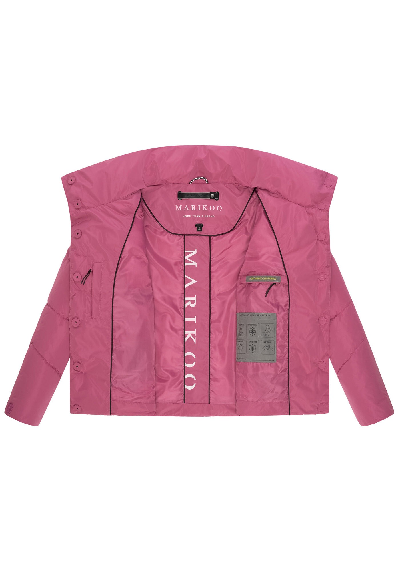 Marikoo Winterjacke »Jalliaa«, mit schönem Steppdesign