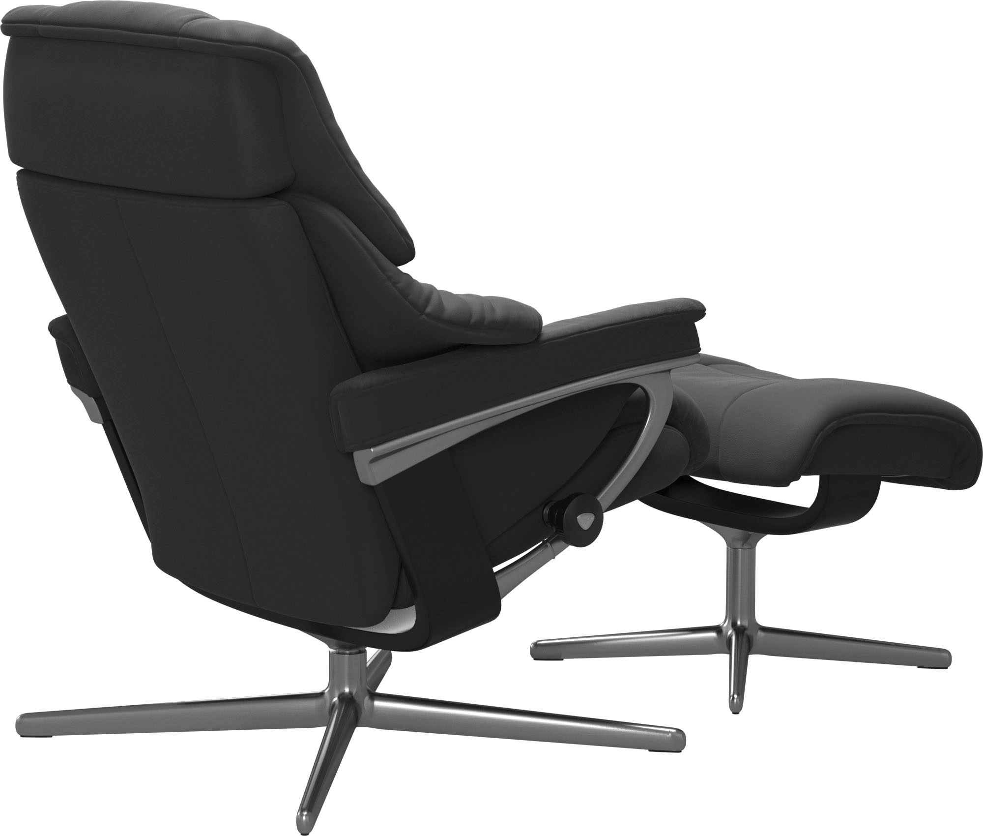 Stressless® Fußhocker »Reno«, mit Cross Base, Größe S, M & L, Holzakzent Schwarz