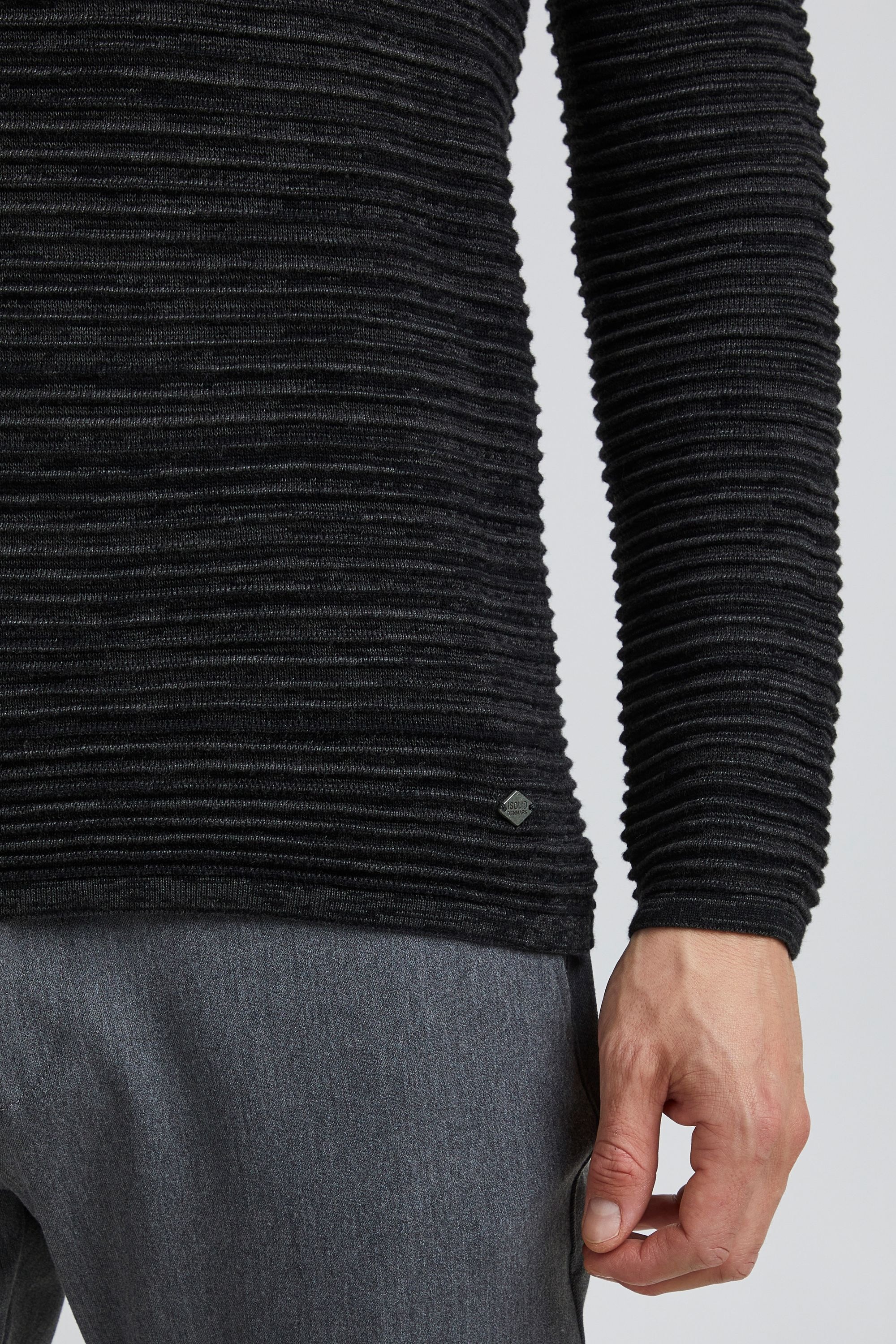 !Solid Rundhalspullover »Strickrundhalspullov SDStruan«