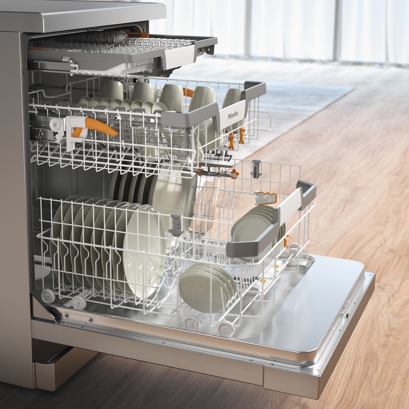 Miele Standgeschirrspüler »G 7210 SC Front«, 14 Maßgedecke