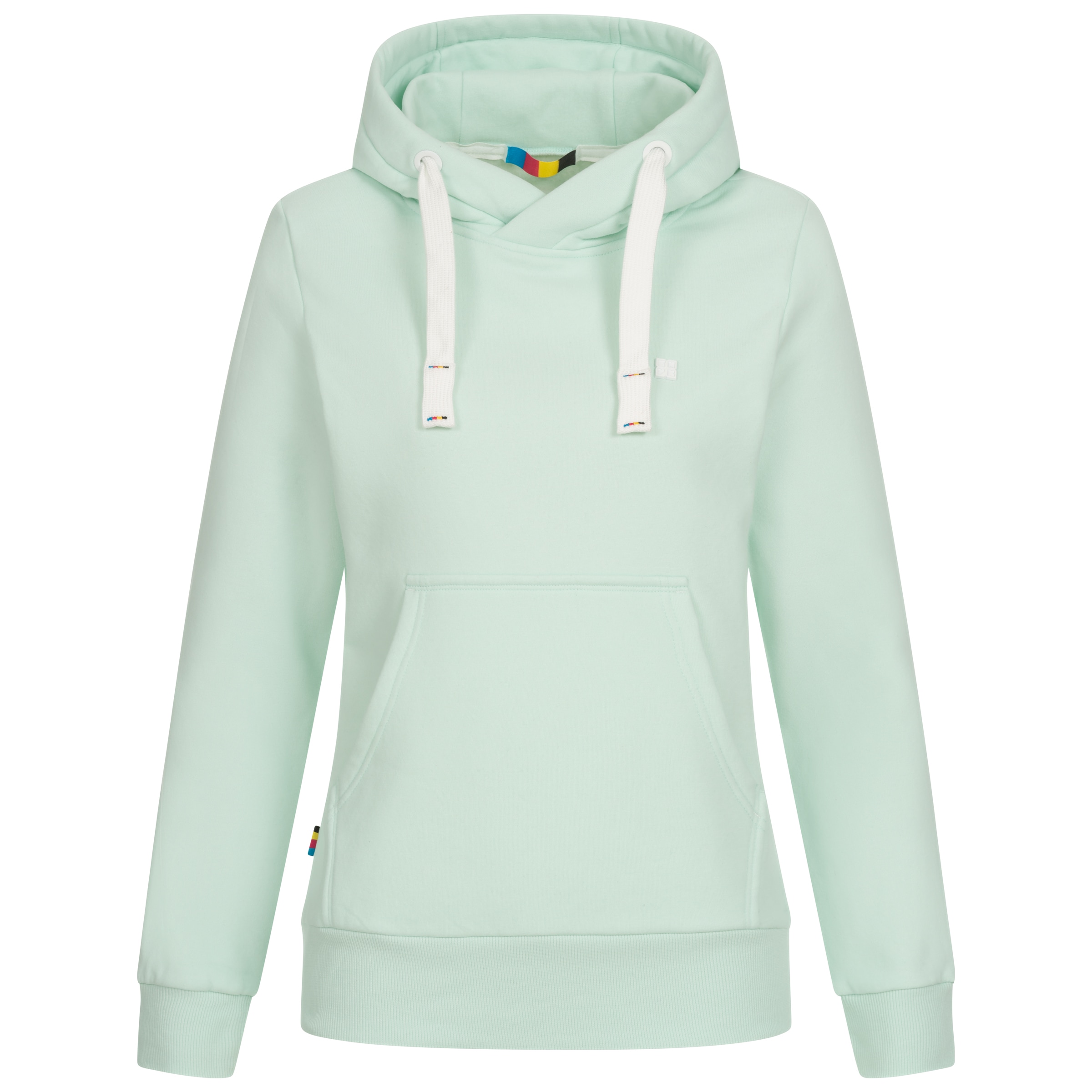 DEPROC Active Kapuzensweatjacke »FinjaCMYK II«, weiche Fleecejacke mit Kängurutasche