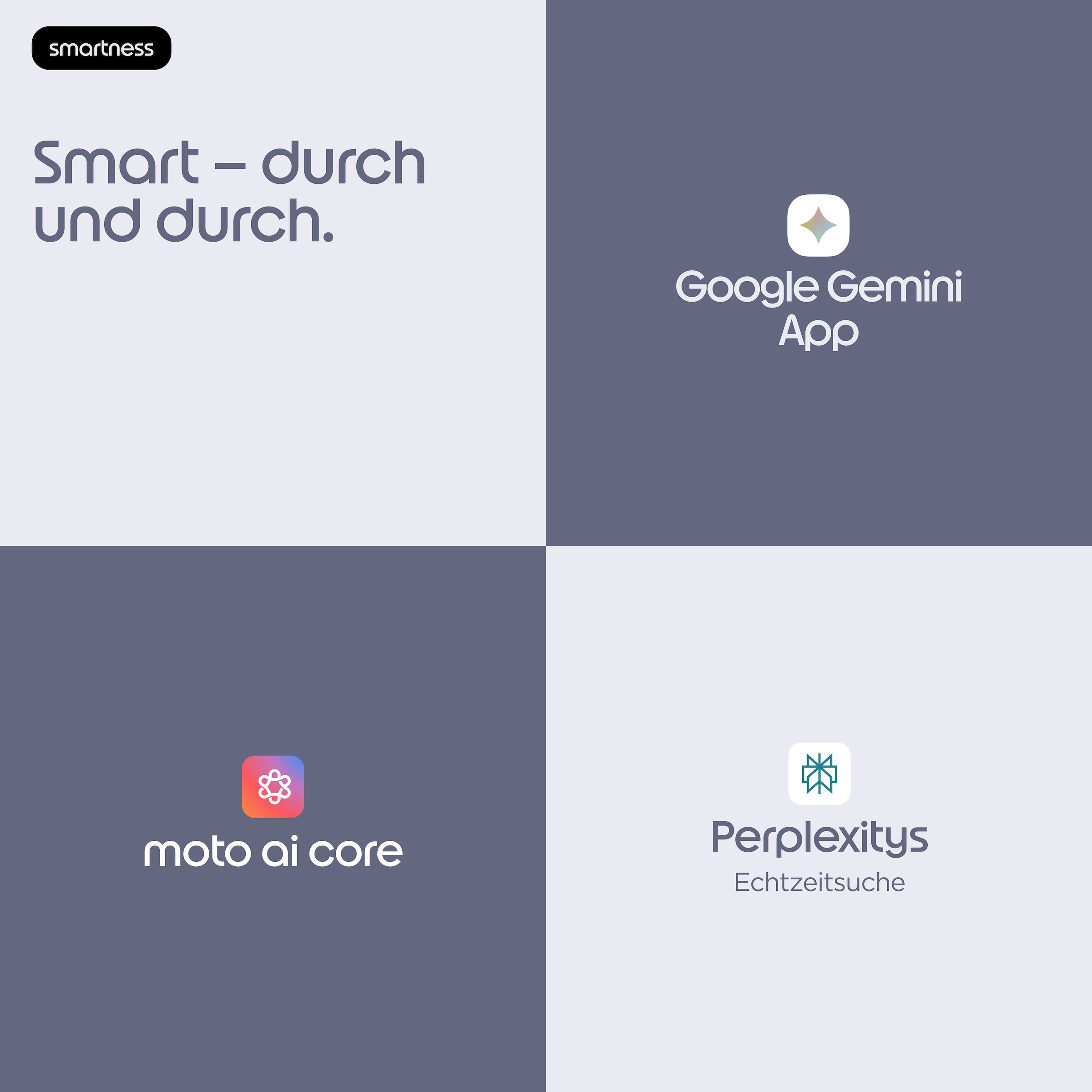 Motorola Smartphone »razr 70« PANTONE® Bright White