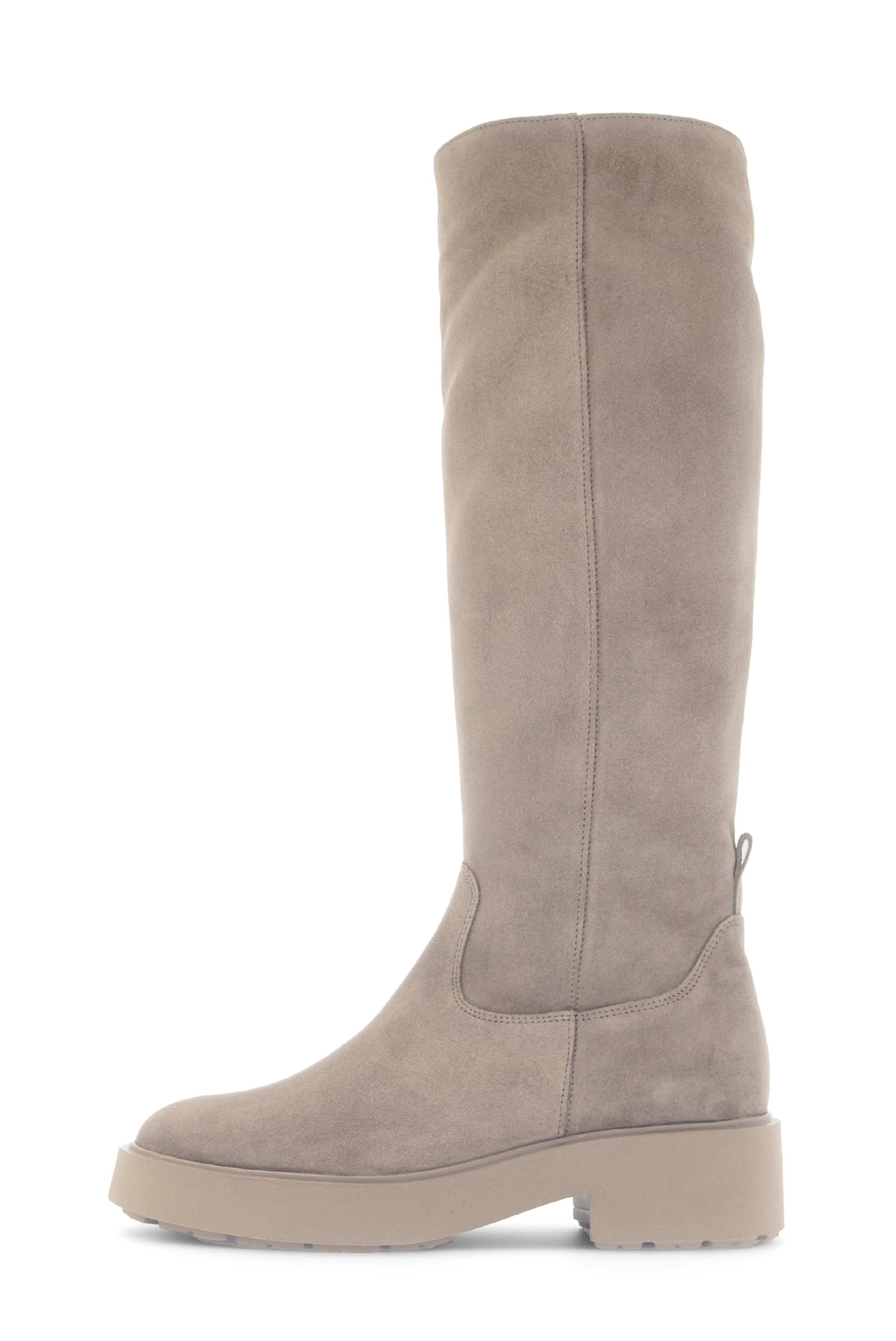 Gabor Stiefel, Blockabsatz, Langschaftstiefel, Reißverschlussstiefel mit Ziernähten