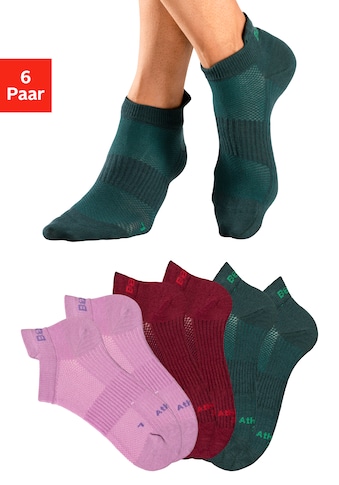 Sneakersocken, (6 Paar)