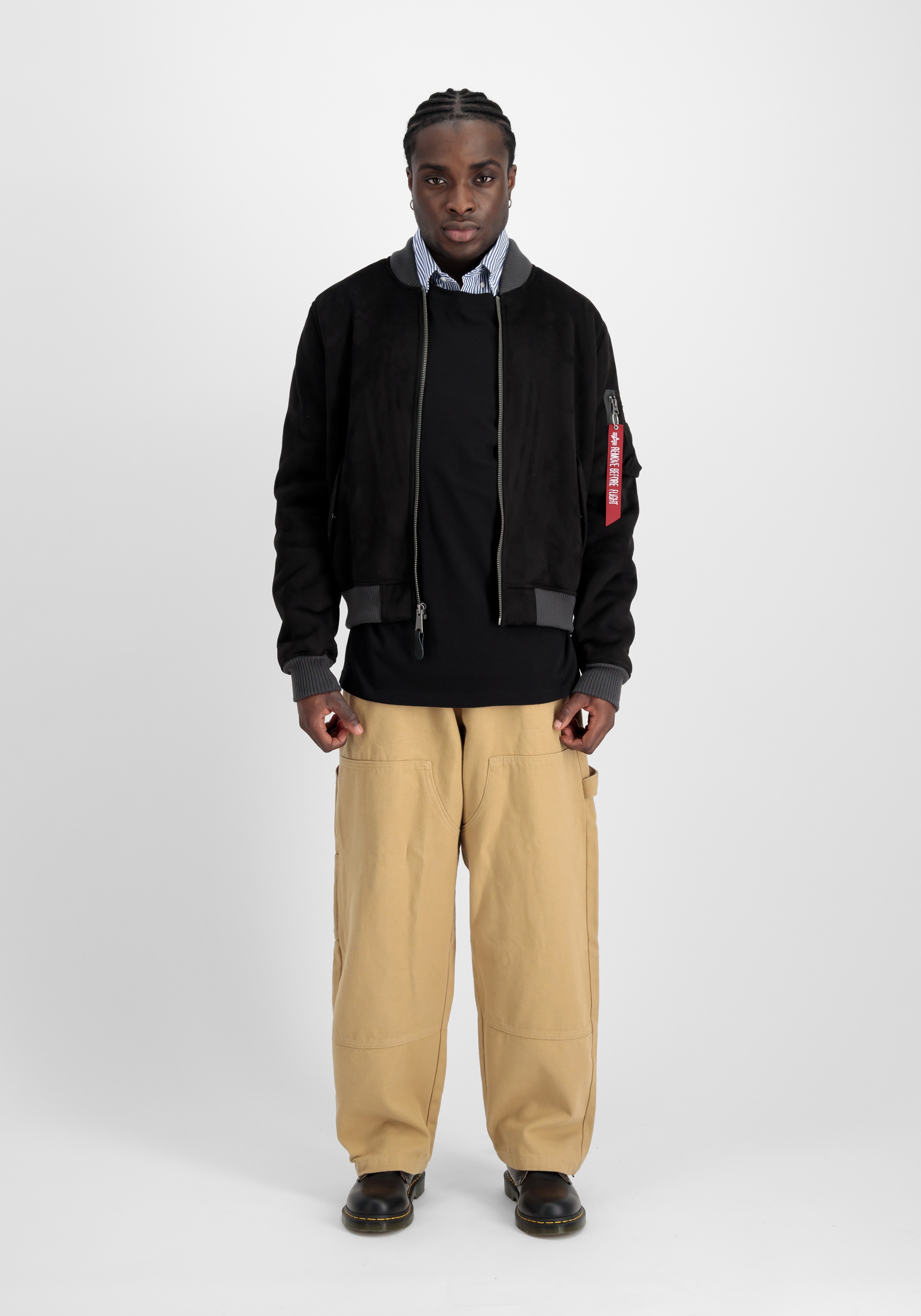 Alpha Industries Bomberjacke »Alpha Industries Men - Bomber Jackets MA-1 Faux Suede«