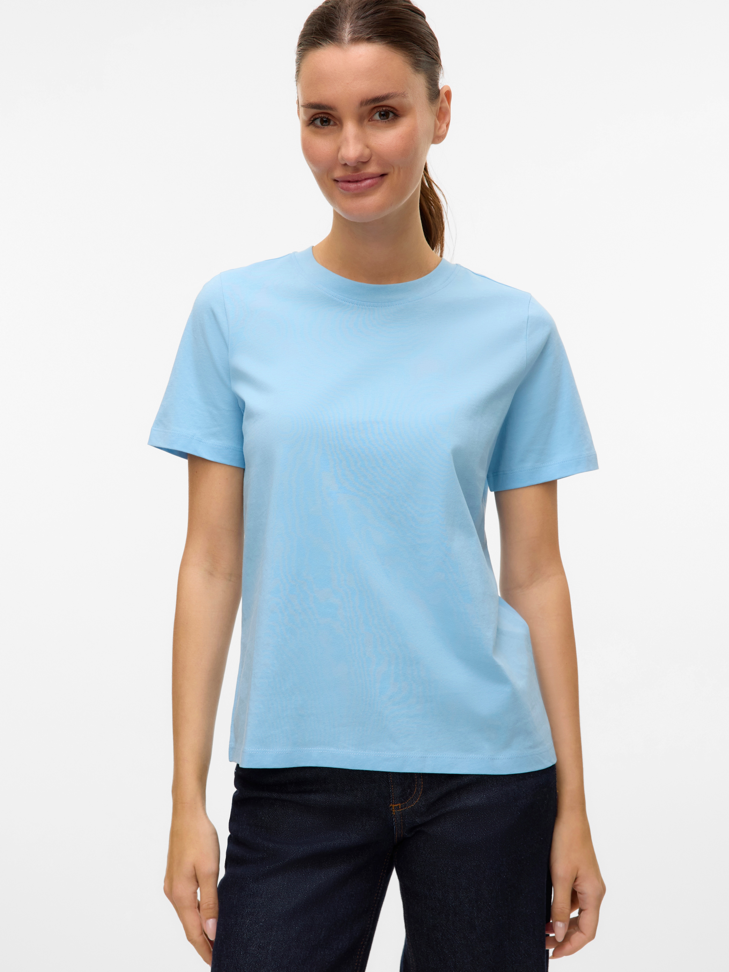 Vero Moda Kurzarmshirt "VMPAULINA SS T-SHIRT GA JRS NOOS" günstig online kaufen