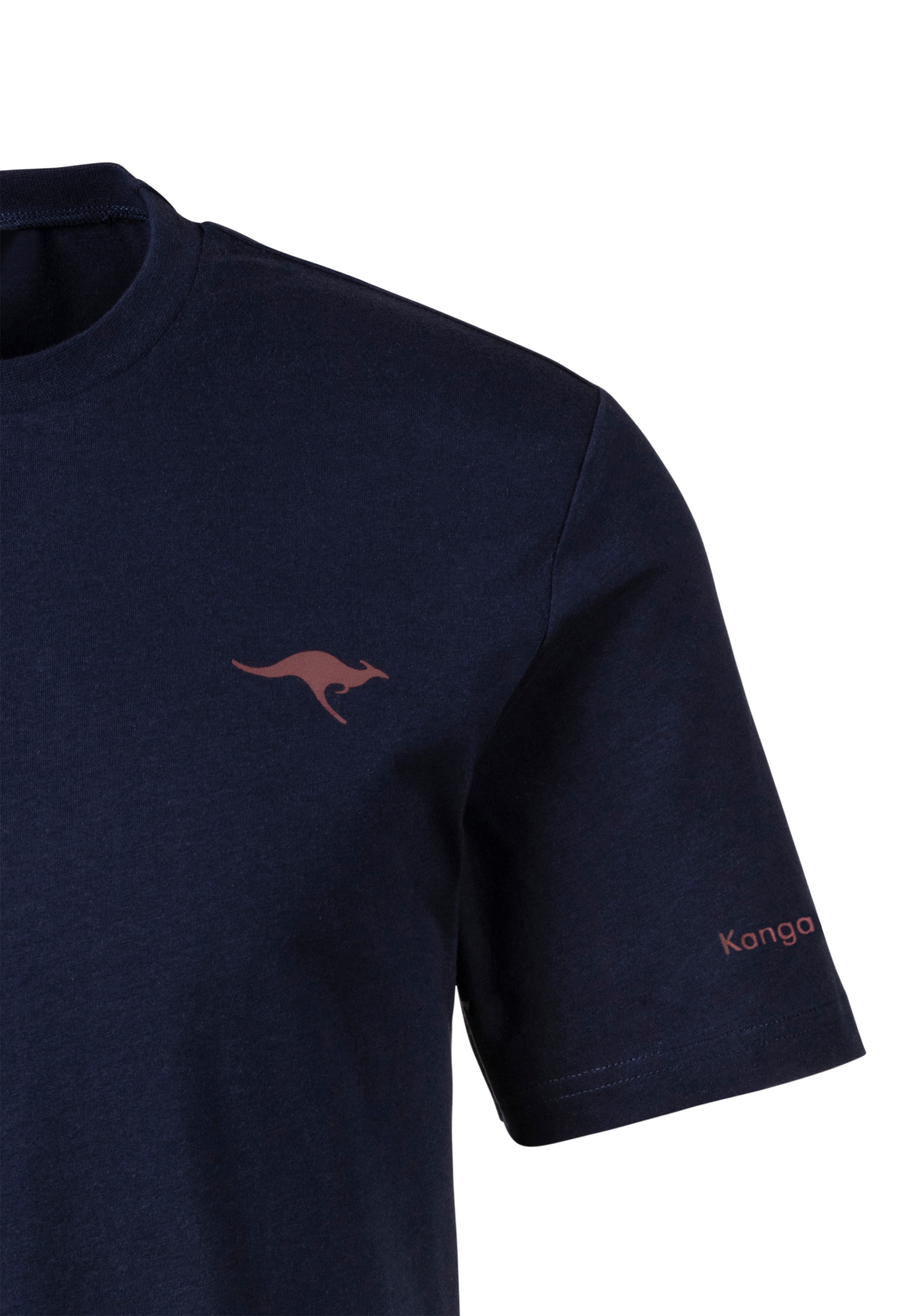 KangaROOS T-Shirt, (2er-Pack), mit KangaROOS Print auf der Brust