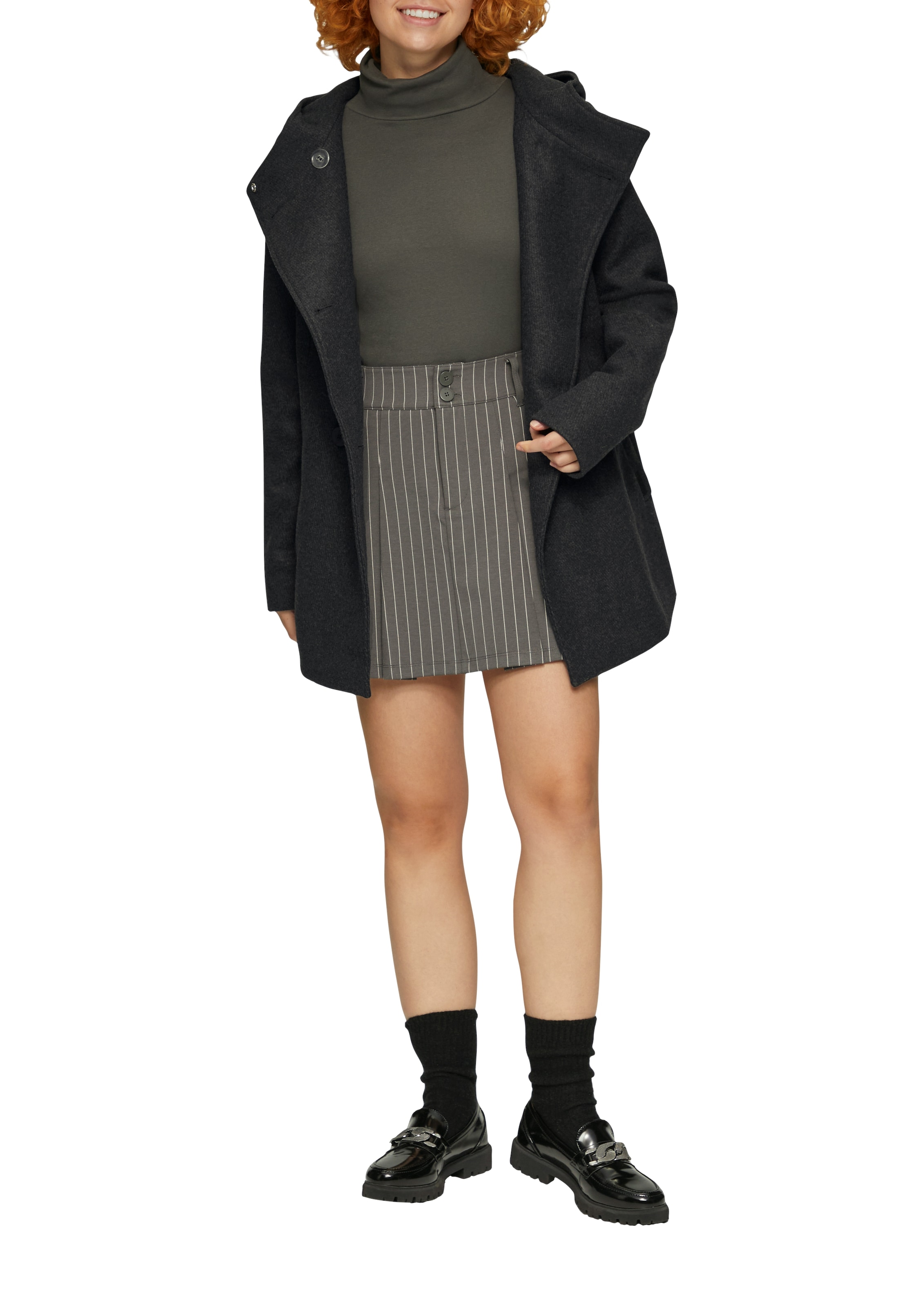 QS Outdoorjacke, mit Kapuze, mit Kapuze