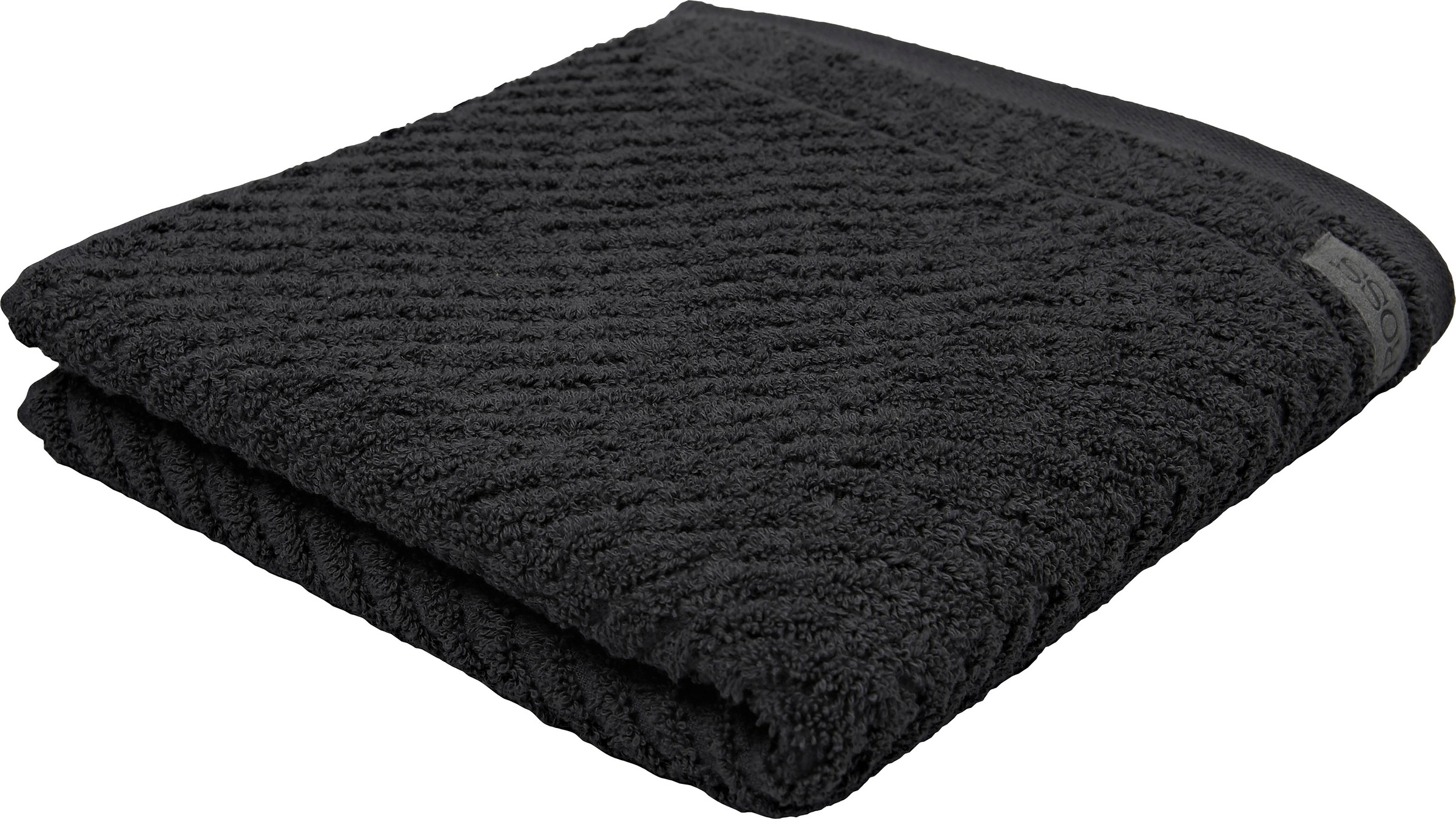 Thumbnail - ROSS Handtuch "Smart" Uni-Rippe mit Velourslabel