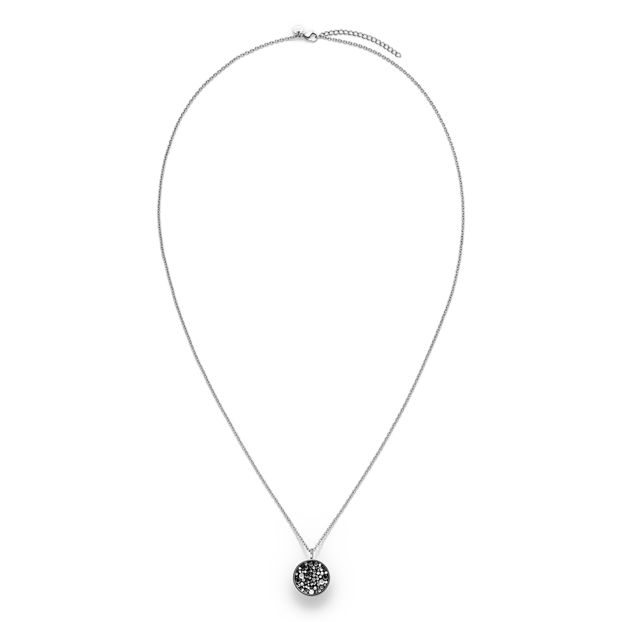 s.Oliver Kette mit Anhänger »Schmuck Geschenk Edelstahl Halskette Crystal Rock« mit Glasstein