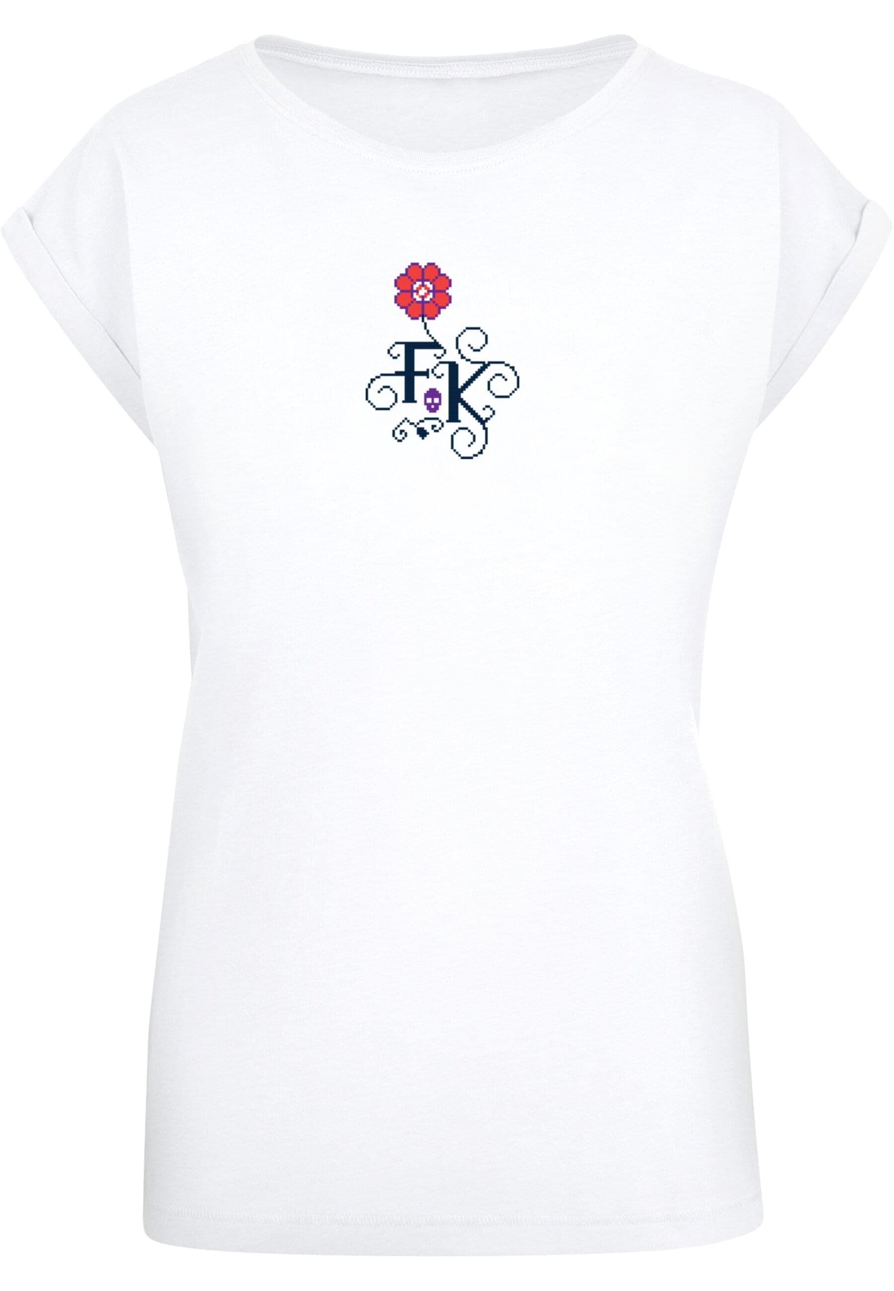 Merchcode T-Shirt Ladies Frida (1 »Damen Tee«, Kahlo BAUR Shoulder - | bestellen Pixels Extended tlg.)