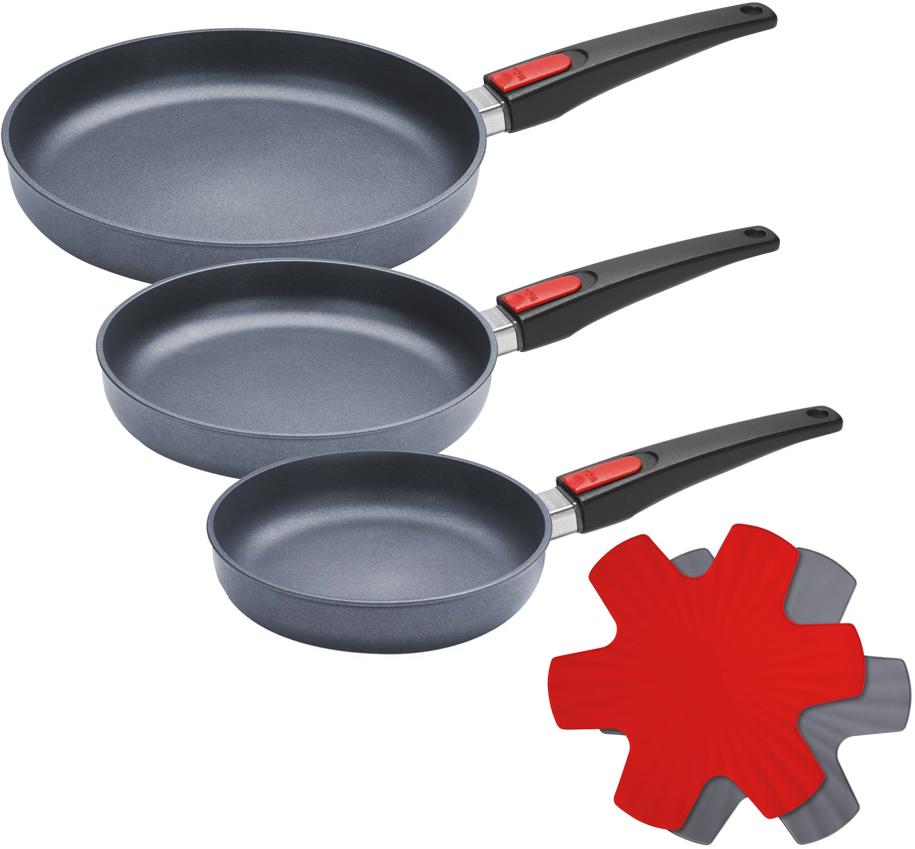 WOLL Pfannen-Set »Diamond Lite«, Aluminiumguss, (Set, 3 tlg.), 1  Pfannenschoner, Induktion, Made in Germany bestellen | BAUR