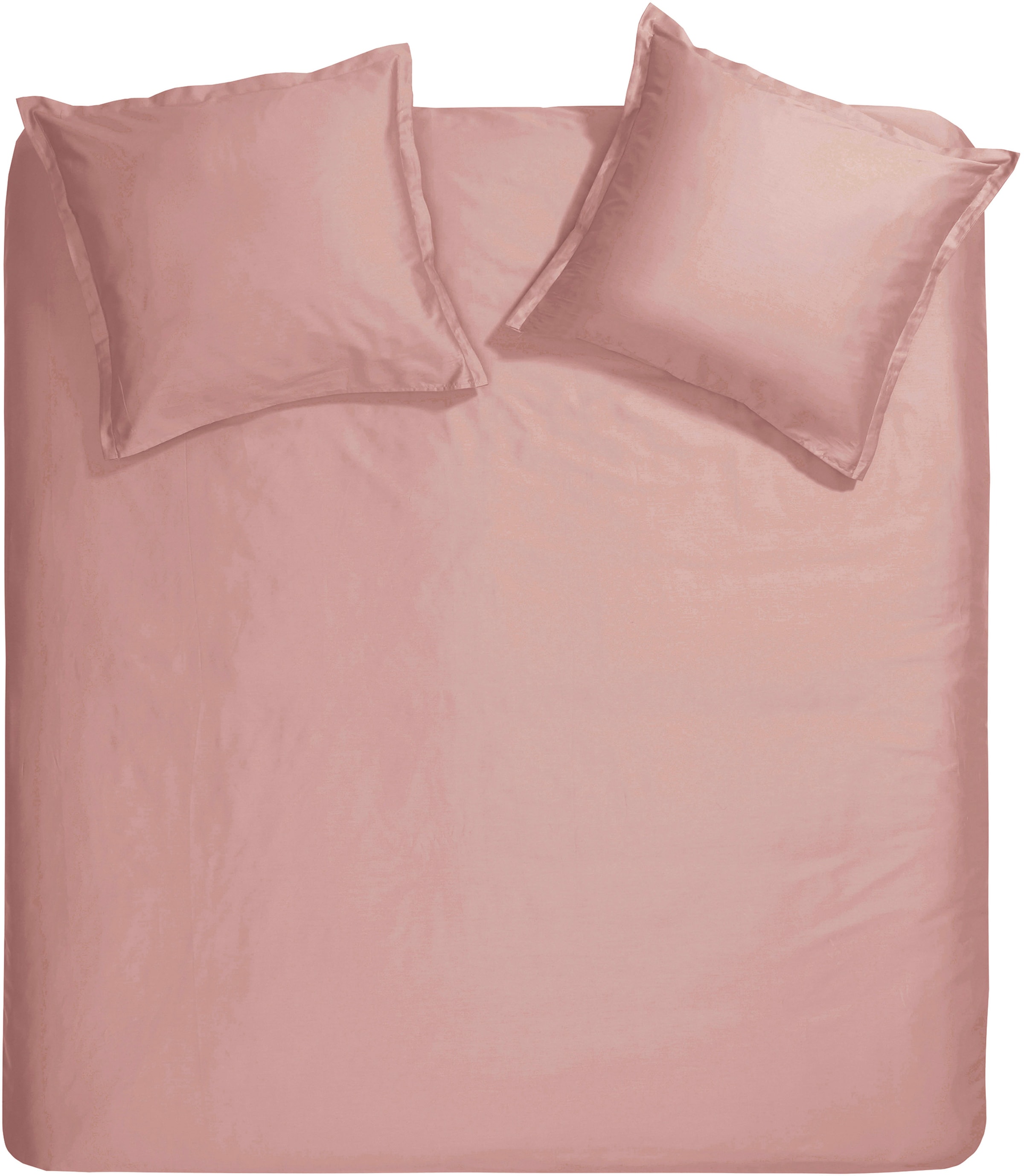 Bettwäsche CINDERELLA, pink, Satin, Obermaterial: 100% Baumwolle, Bettwäsche, "Plain Sundays", mit Stehsaum