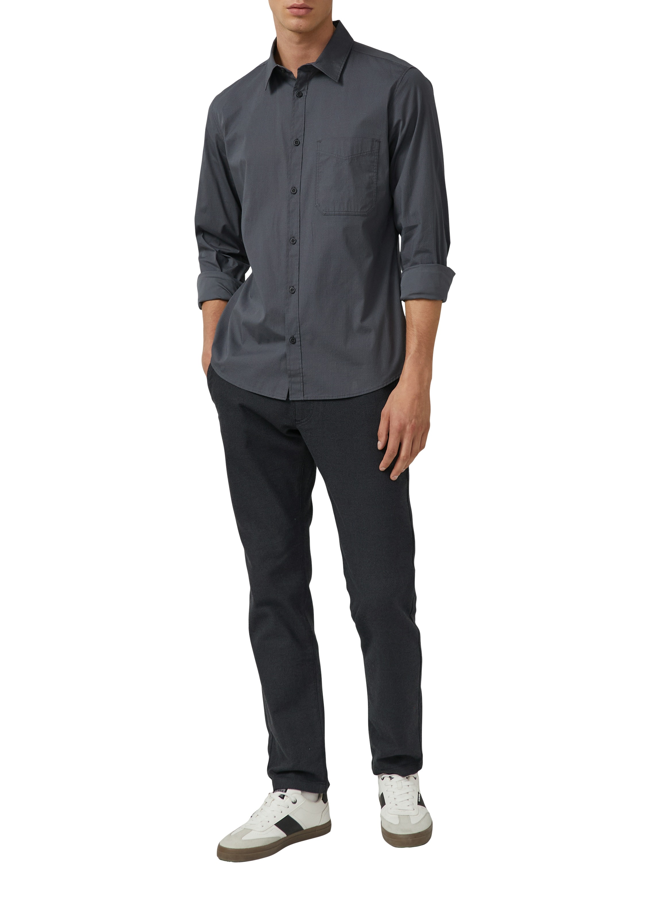 s.Oliver Langarmhemd mit Brusttasche