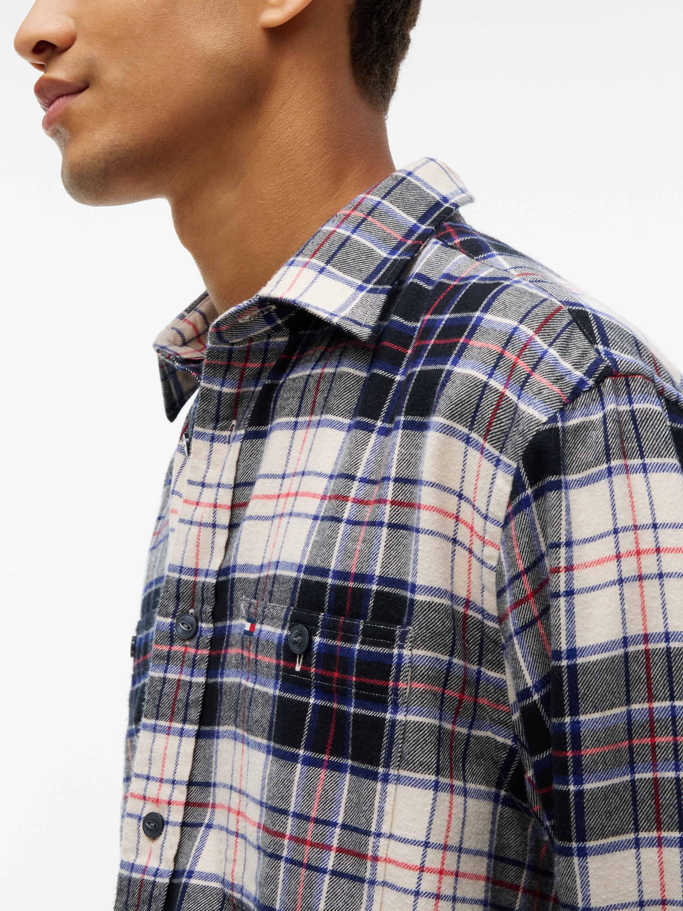 Tommy Hilfiger Flanellhemd »RWB TARTAN FLANNEL« Regular Fit soft Flannel