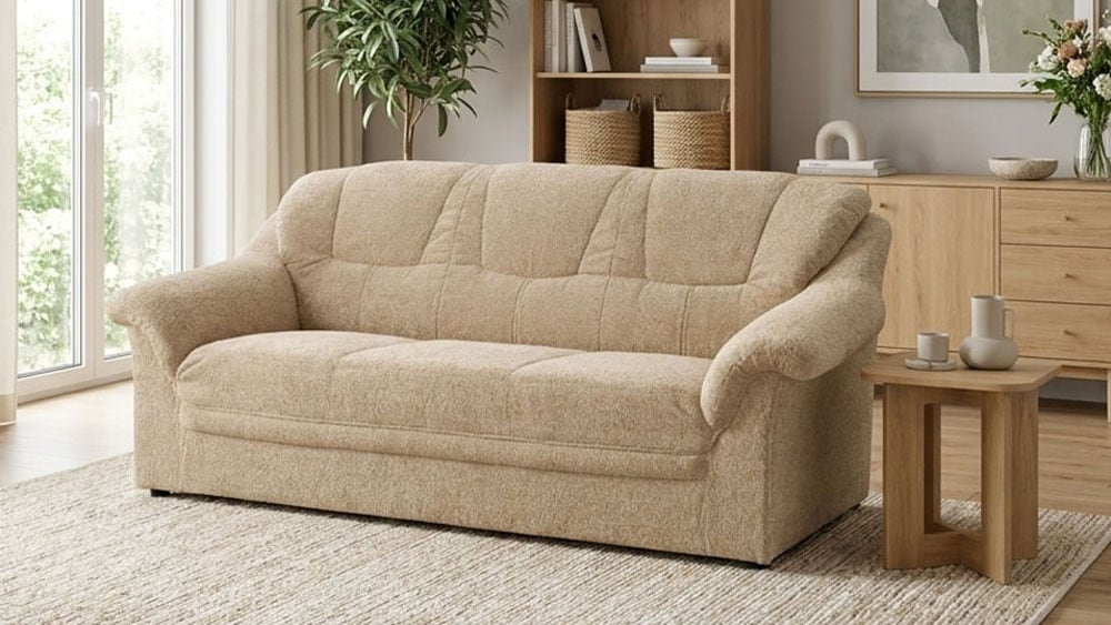 OTTO home 3-Sitzer "Nyborrg 184 cm breit, pflegeleicht, formschön, stabil" aus haustierfreundlichem Pet Friendly Bezug