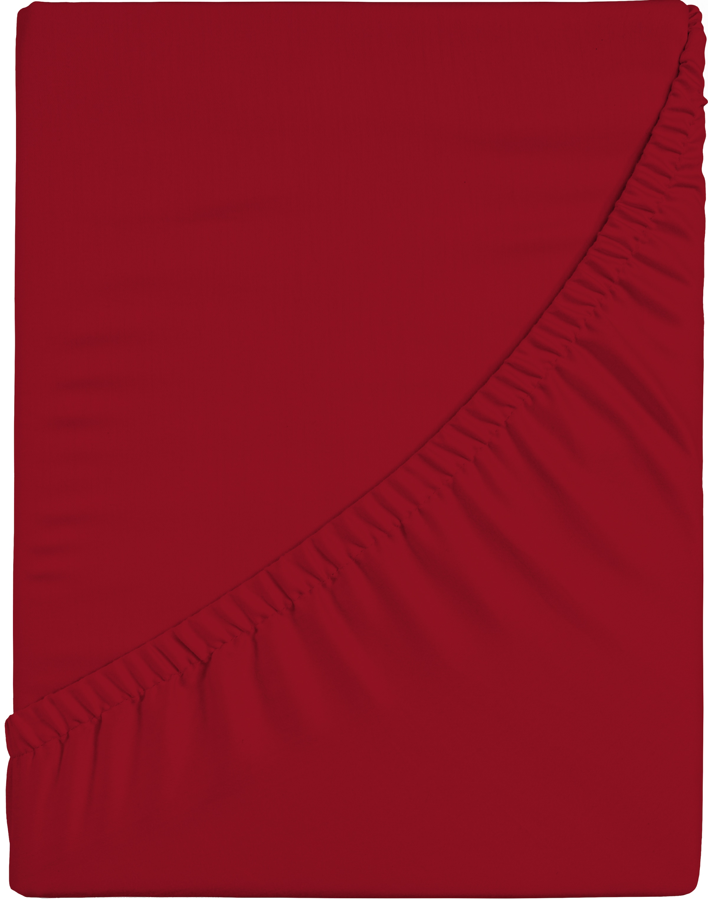 Spannbettlaken BELLANArubin, Jersey-Elasthan, Obermaterial: 95% Baumwolle, 5% Elasthan, Bettlaken, "bellana premiumstretch", super elastisch