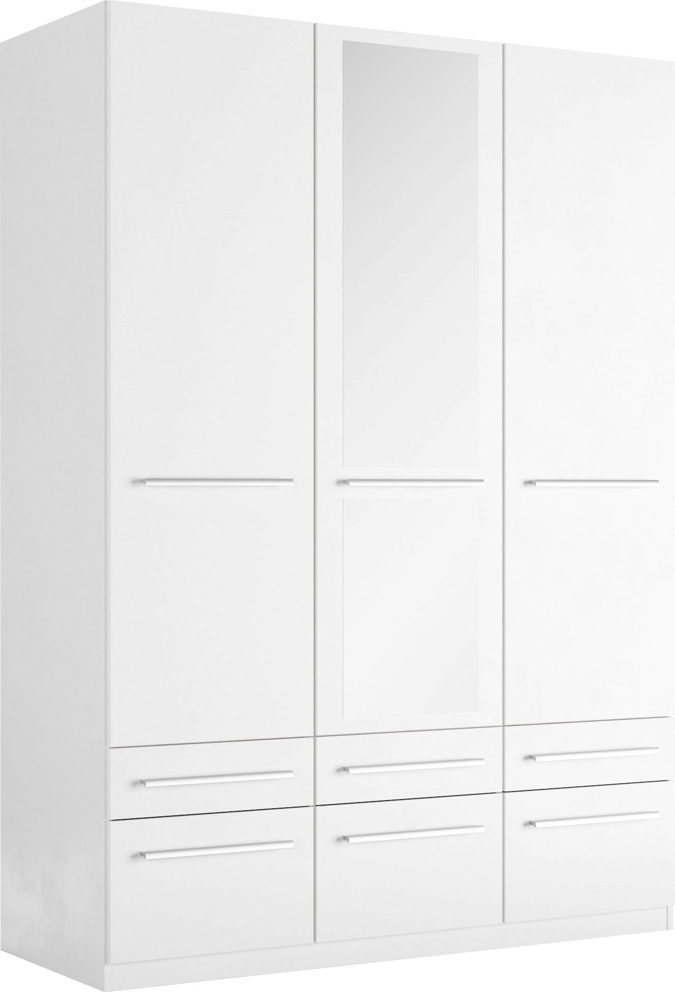 priess Kleiderschrank »Schrank Garderobe Wäscheschrank Barcelona in 5 Breiten«, viel Stauraum, geräumige Schubkästen, mit Spiegel, MADE IN GERMANY