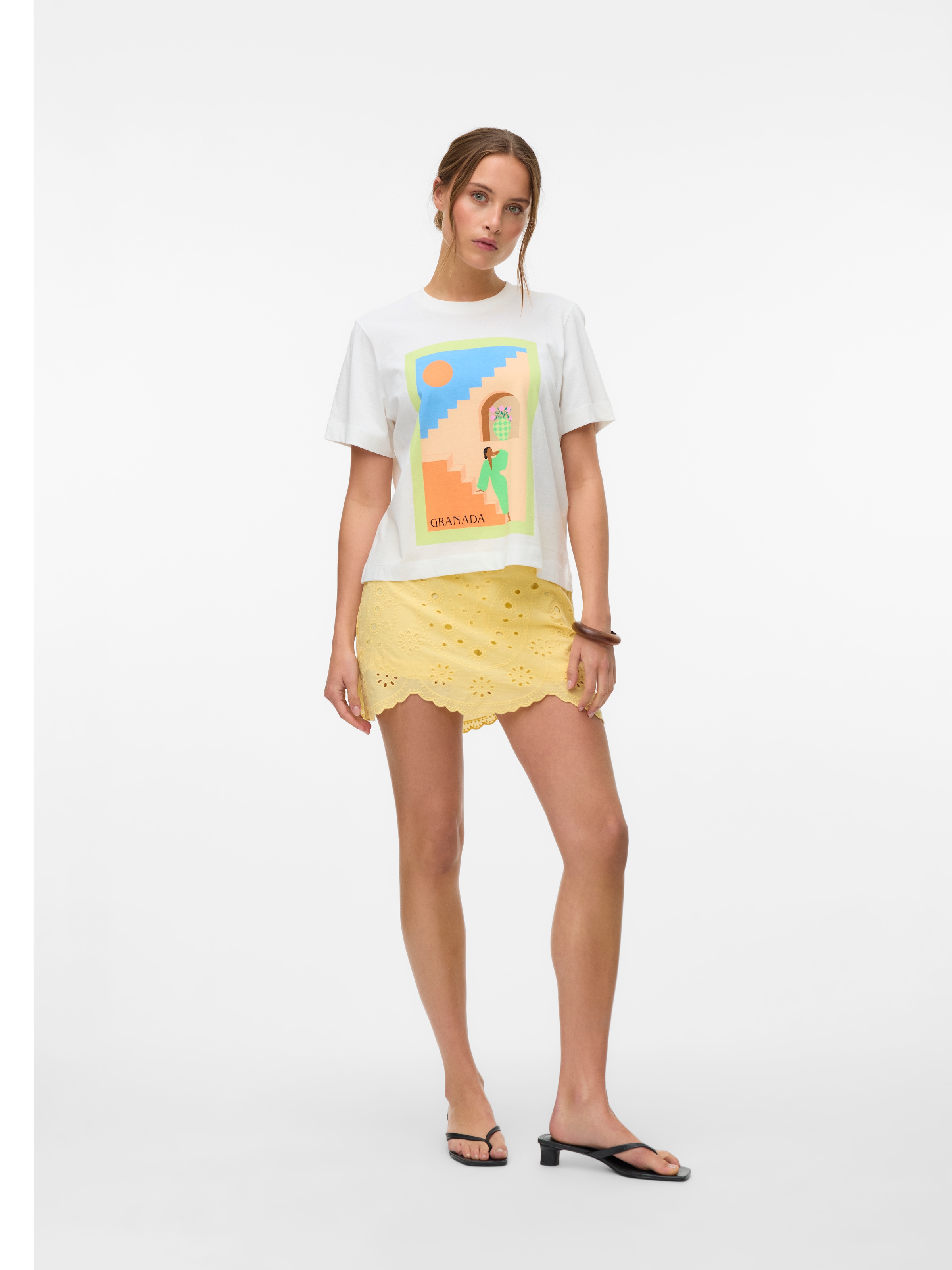 Vero Moda Kurzarmshirt »VMBETA METTE SS TOP BOX JRS GA«