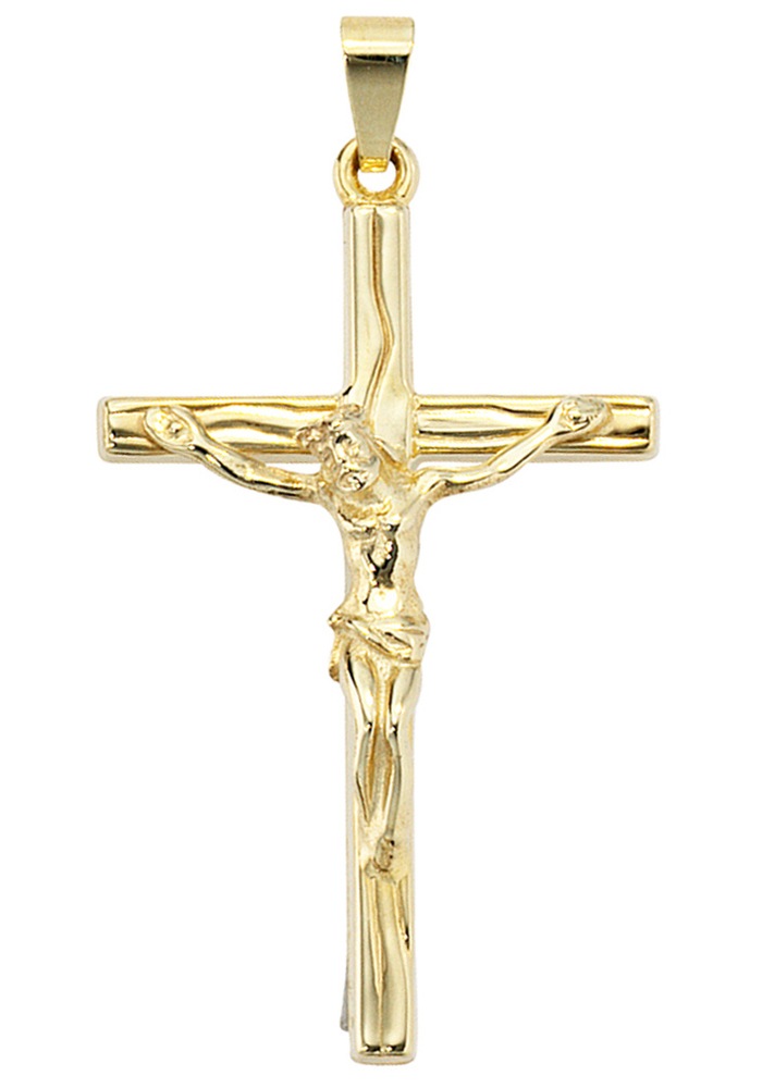 Kreuzanhänger »Anhänger Kreuz«, 585 Gold