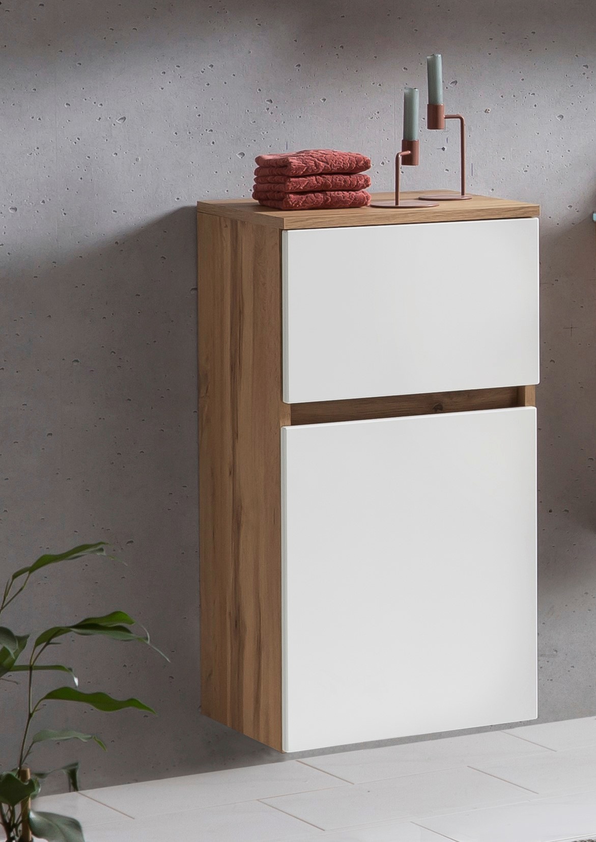 welltime Unterschrank »Kaunas«, 40 cm breit, mit Schubkasten, Soft-Close-Funktion