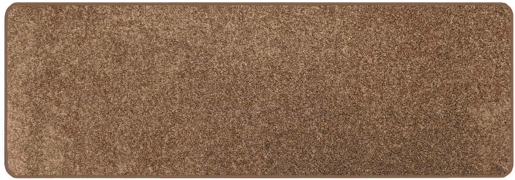 Primaflor-Ideen in Textil Läufer »Teppich MUMBAI«, rechteckig, 13 mm Höhe, Teppich-Läufer, weicher Kurzflor, Uni-Farben