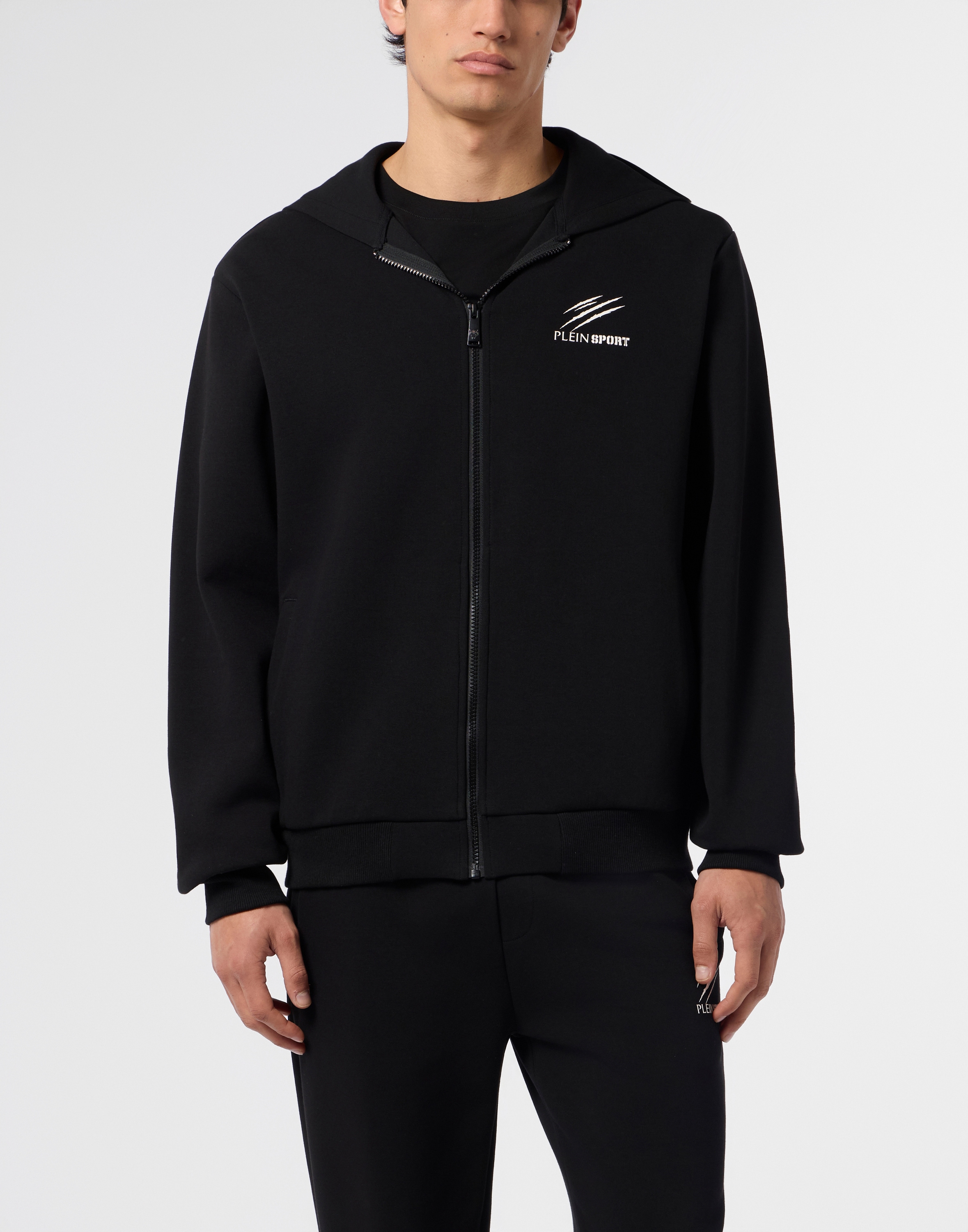 PLEIN SPORT Kapuzensweatjacke »Pique Zip Hoodie Icon«