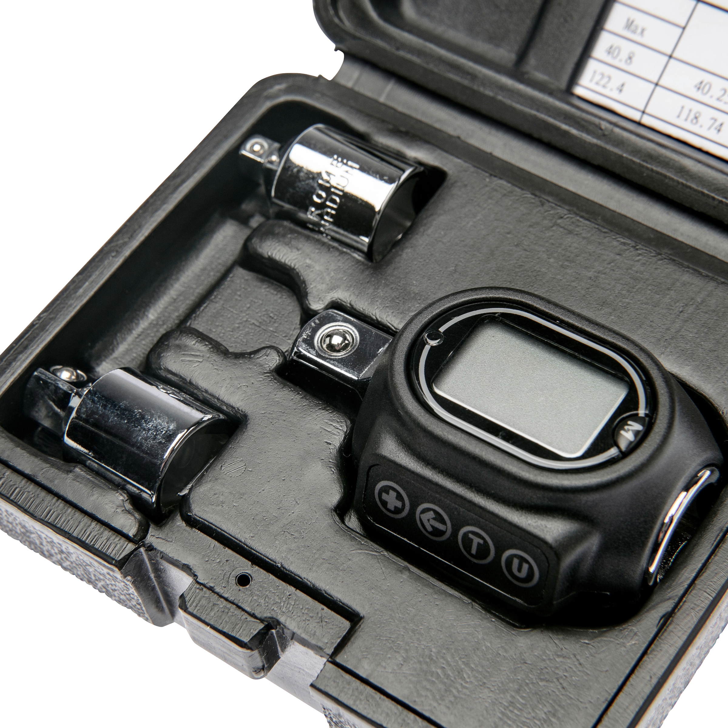 WGB Das Werkzeug Drehmomentschlüssel, Digitaler Drehmomentadapter 40-200 Nm