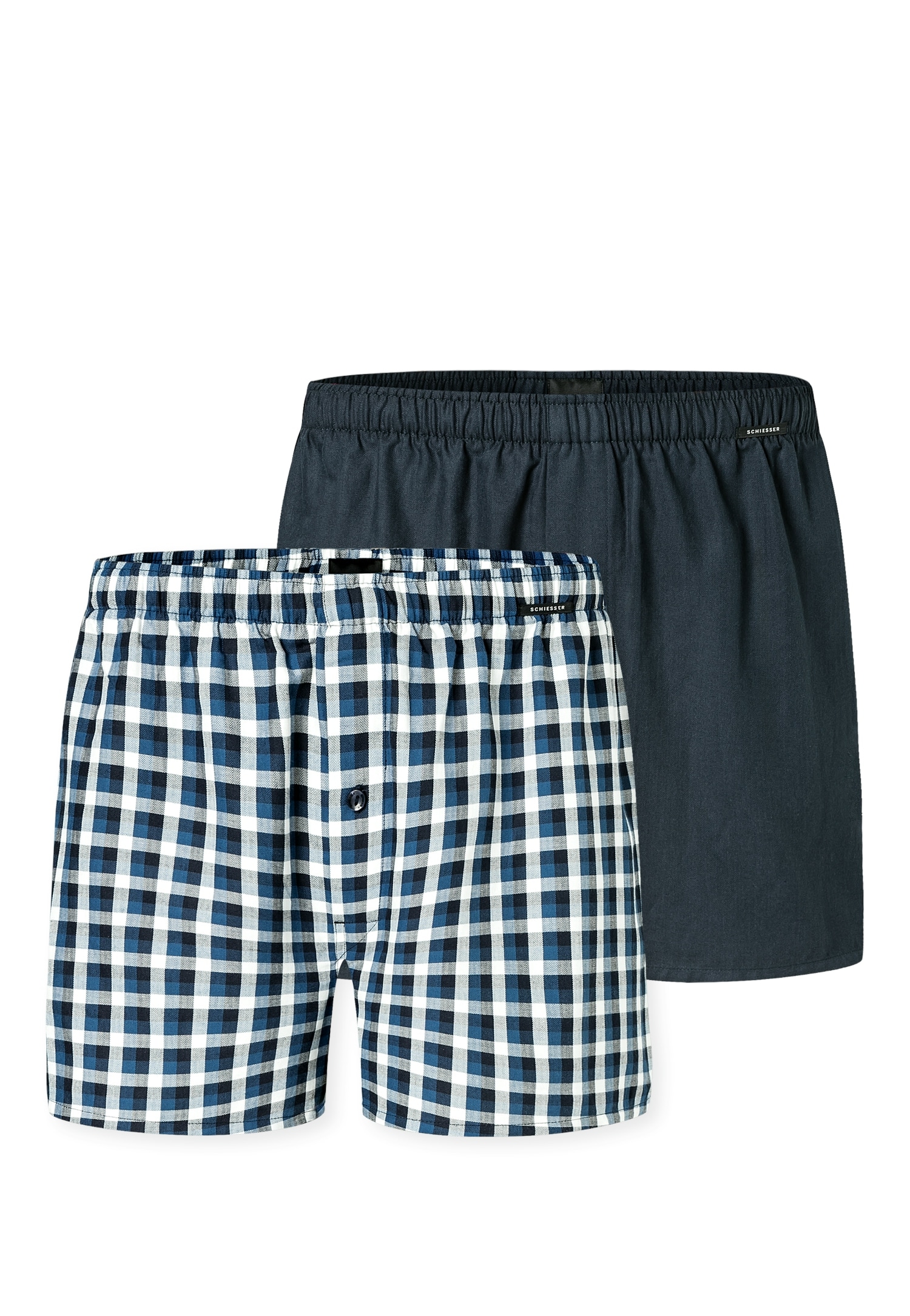 Schiesser Weiter Boxer "Boxershorts Multipacks", (2er Pack), mit Eingriff, günstig online kaufen