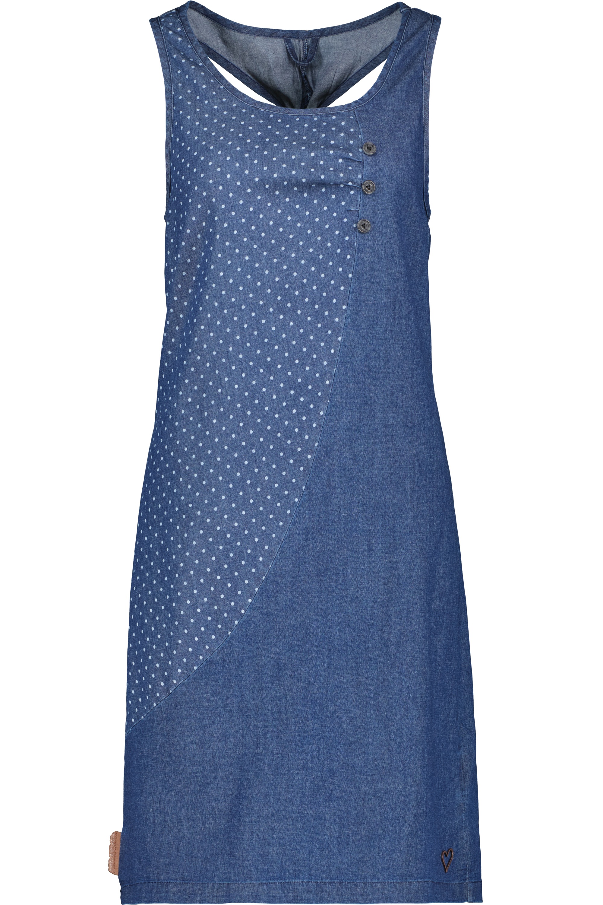 ALIFE & KICKIN Damen Blusenkleid "Damen CameAK B", blau, Gr. XS, 95% Baumwolle, 5% Elasthan, Kleider