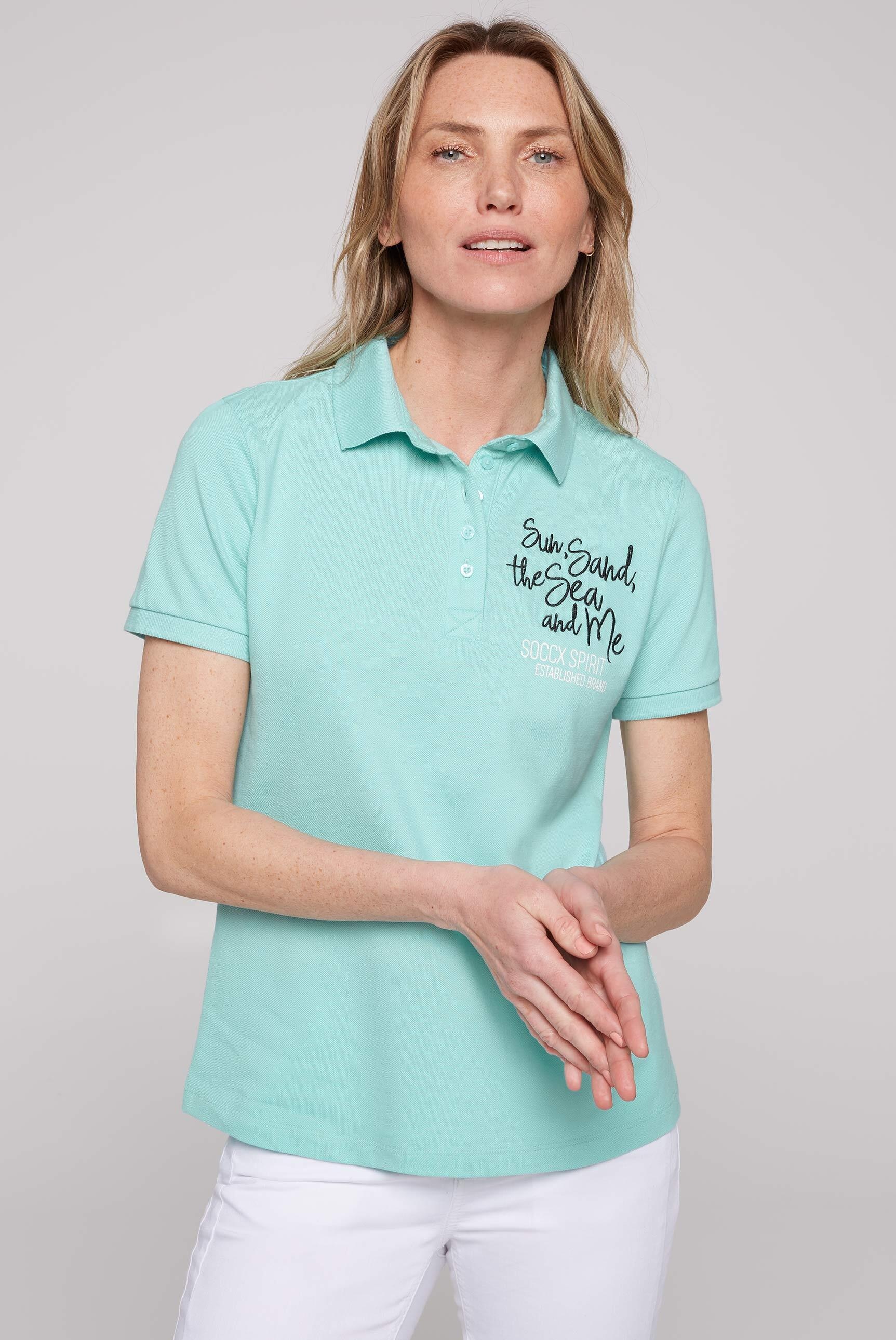 Poloshirt, aus Baumwolle