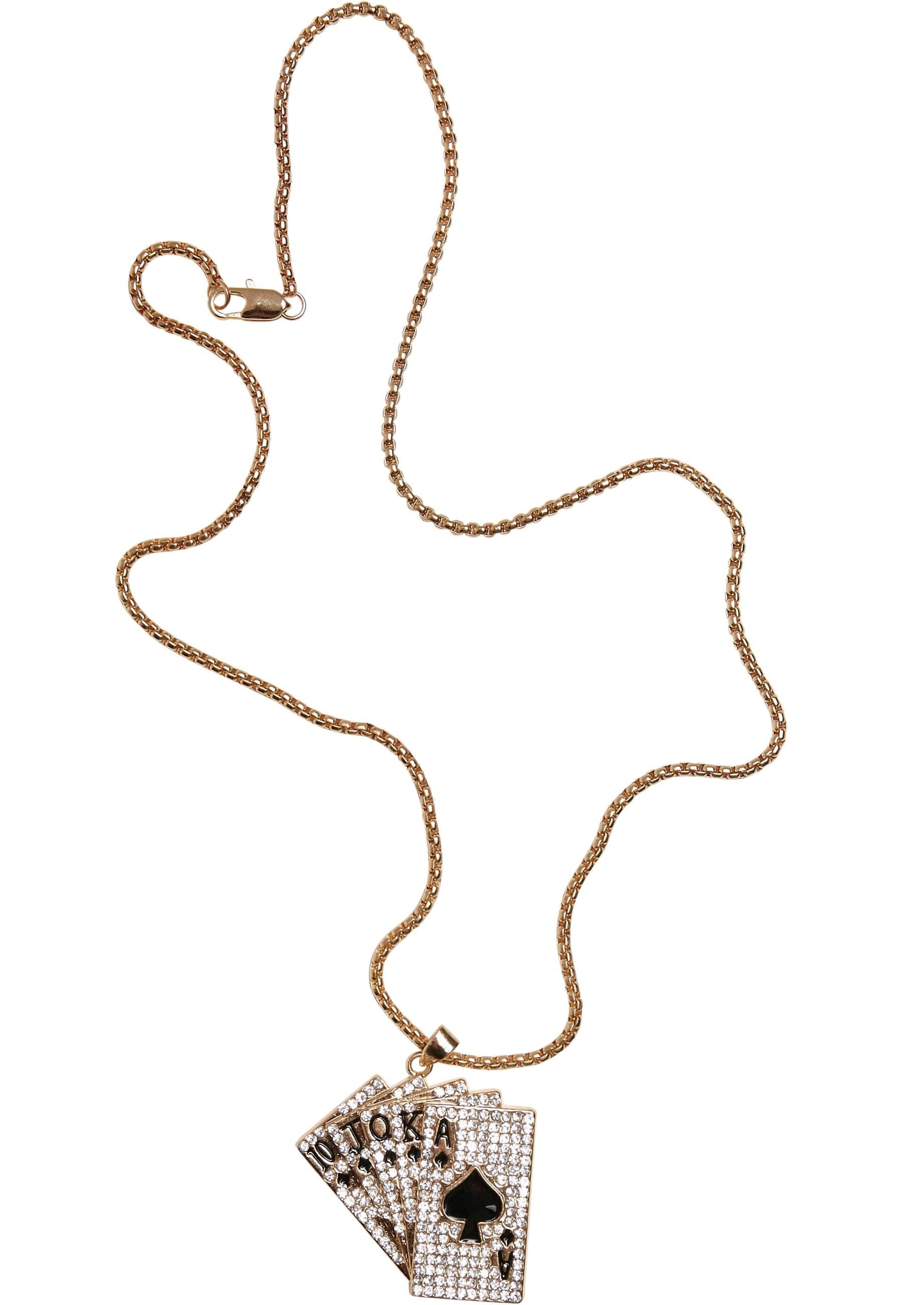 URBAN CLASSICS Edelstahlkette »Urban Classics Unisex Cards Necklace«