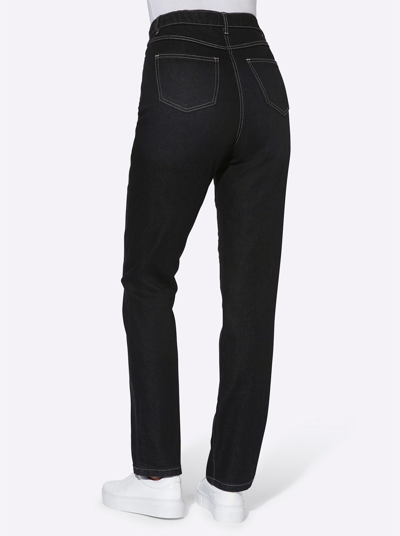 Classic Basics High-Waist Jeans Black Size 54 9