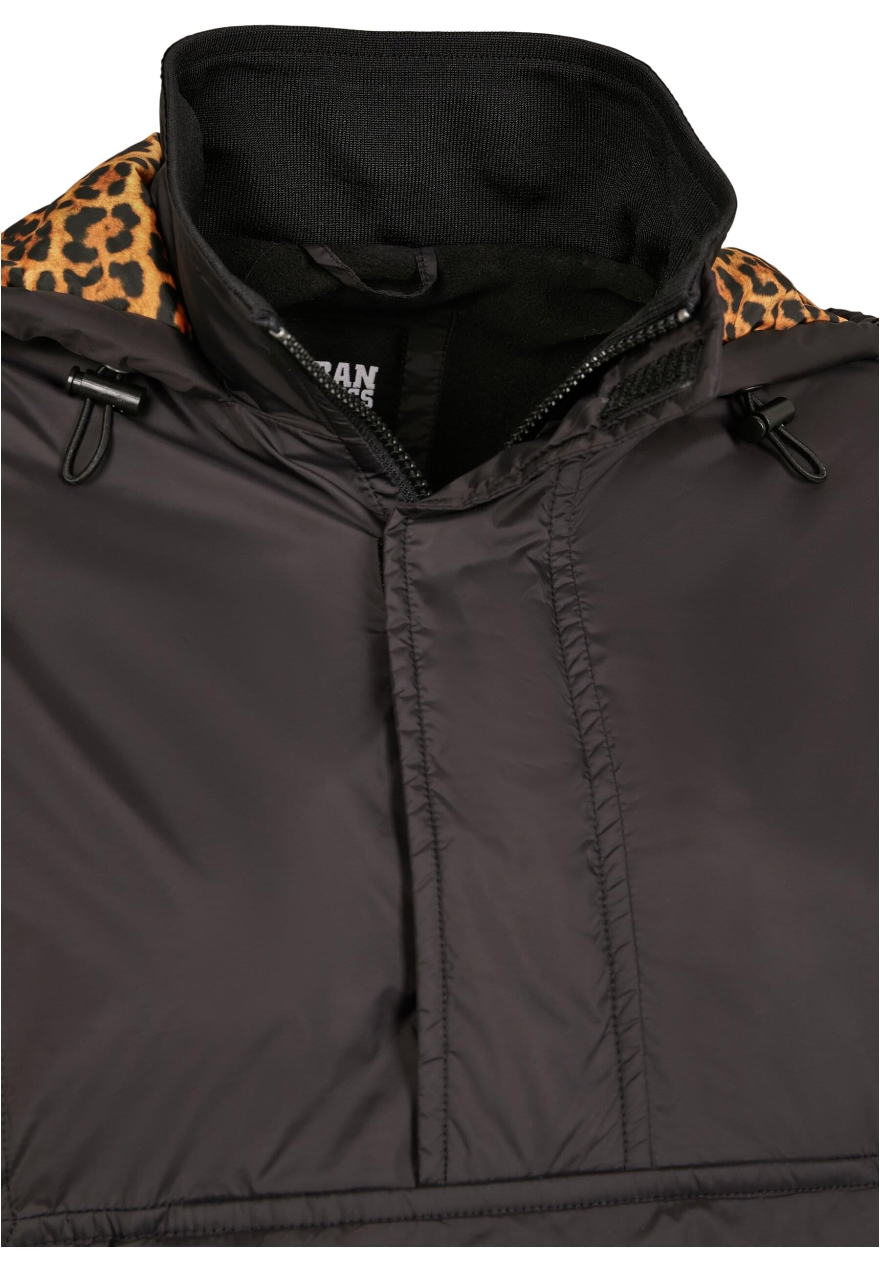 Thumbnail - URBAN CLASSICS Allwetterjacke "Urban Classics Damen Ladies AOP Mixed Pull Over Jacket" 1 Stk. tlg. mit Kapuze