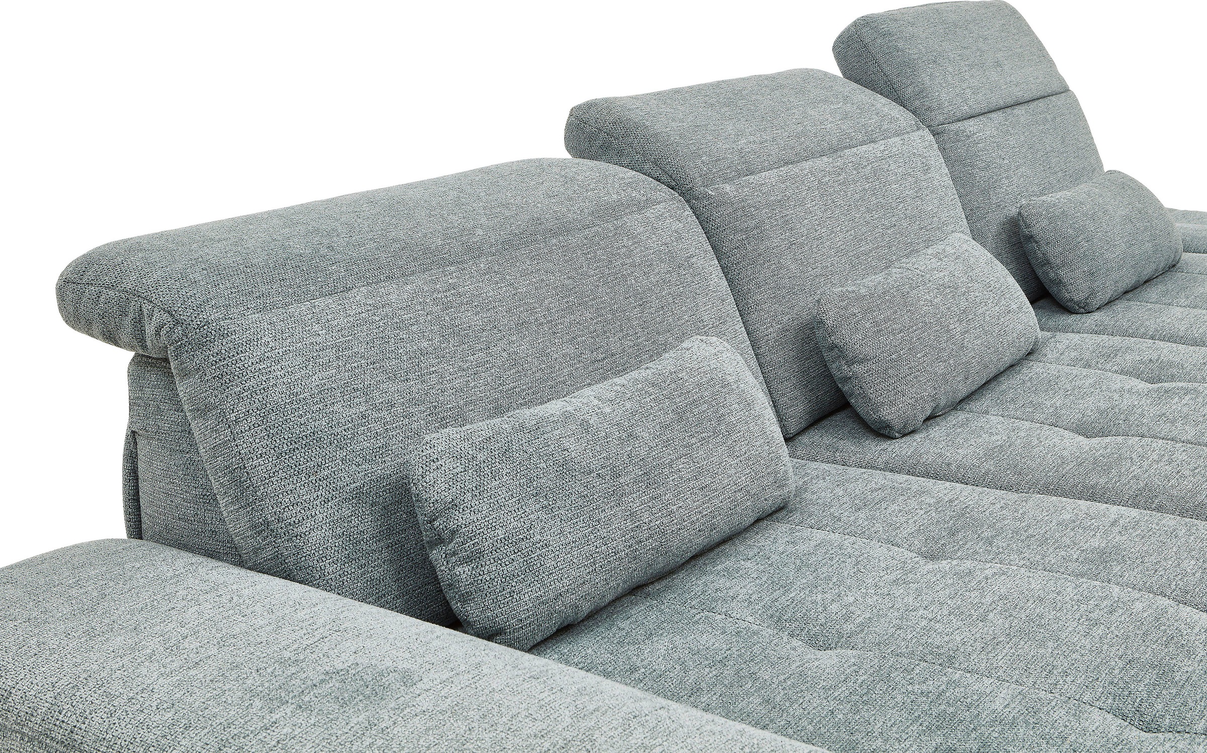 Die PlanBar Ecksofa »MP-IN20126 L-Form«, mit Kopfteilverstellung, optional Sitztiefen- & Armteilverstellung