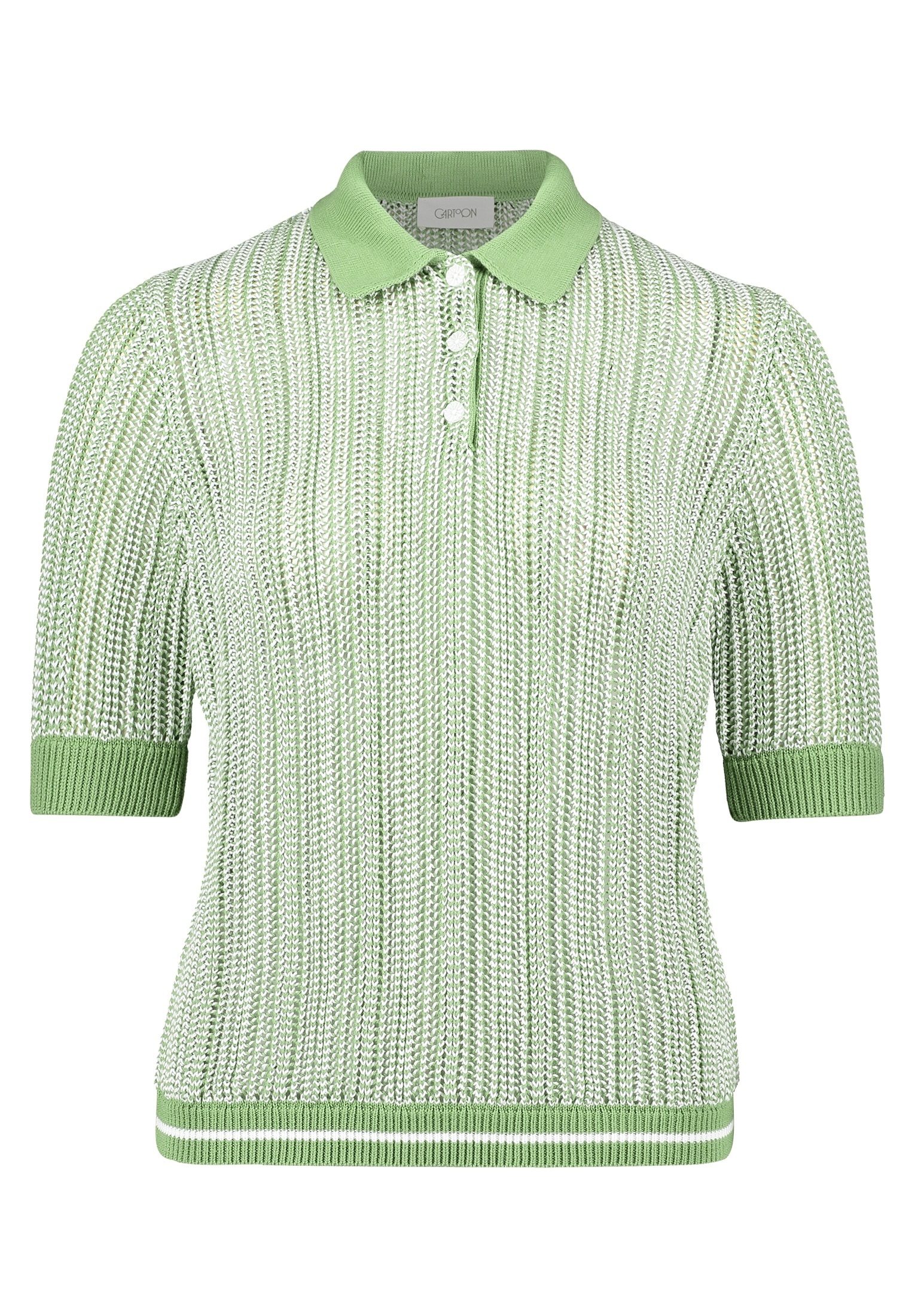 Cartoon Kurzarmshirt »Damen mit Kragen« 1 tlg.