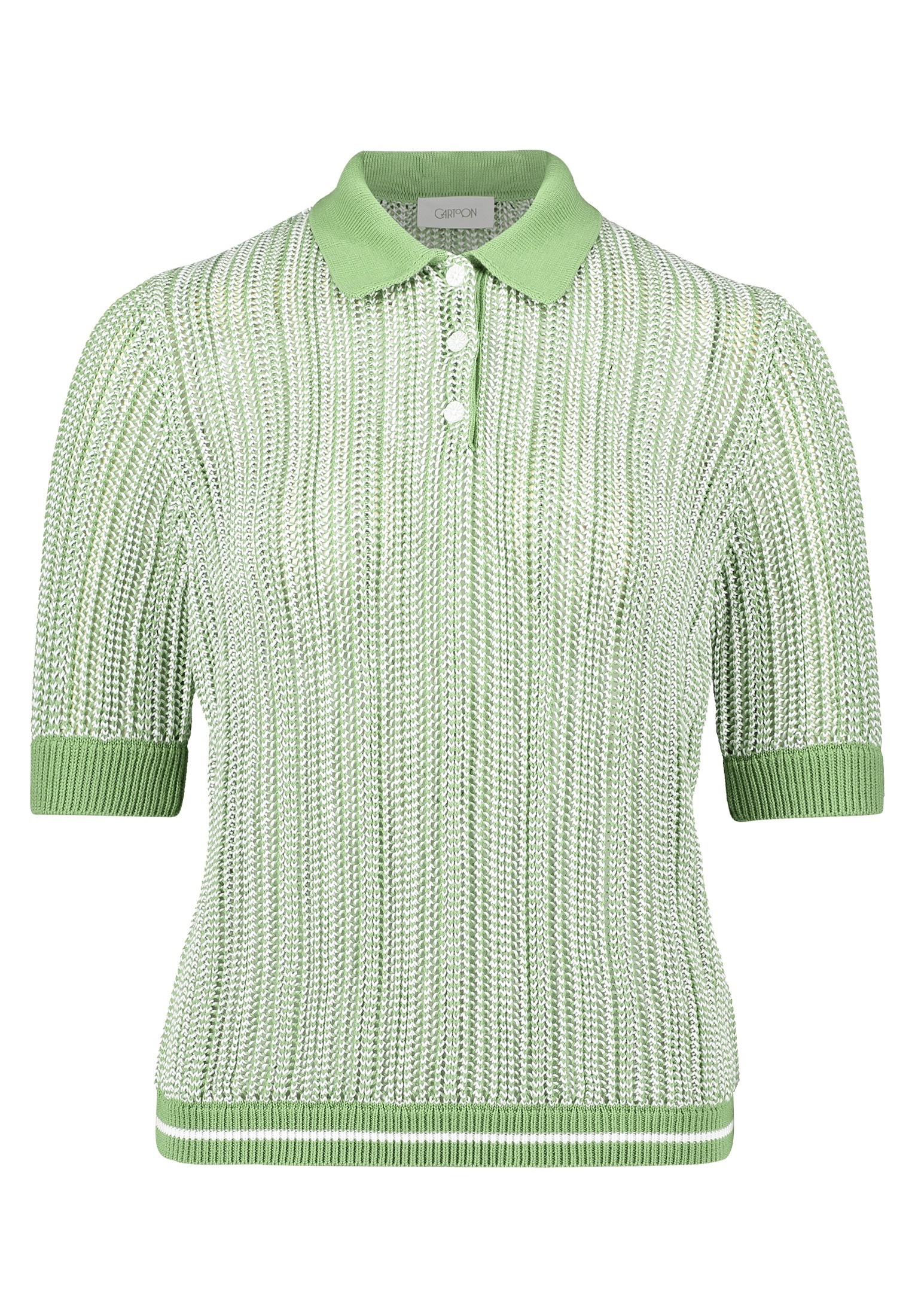 Cartoon Kurzarmshirt "Damen mit Kragen" 1 tlg. günstig online kaufen