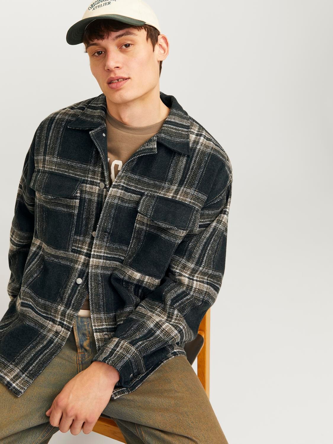 Jack & Jones Langarmhemd "JORVESTERBRO CHECK OVERSHIRT LS SN" günstig online kaufen