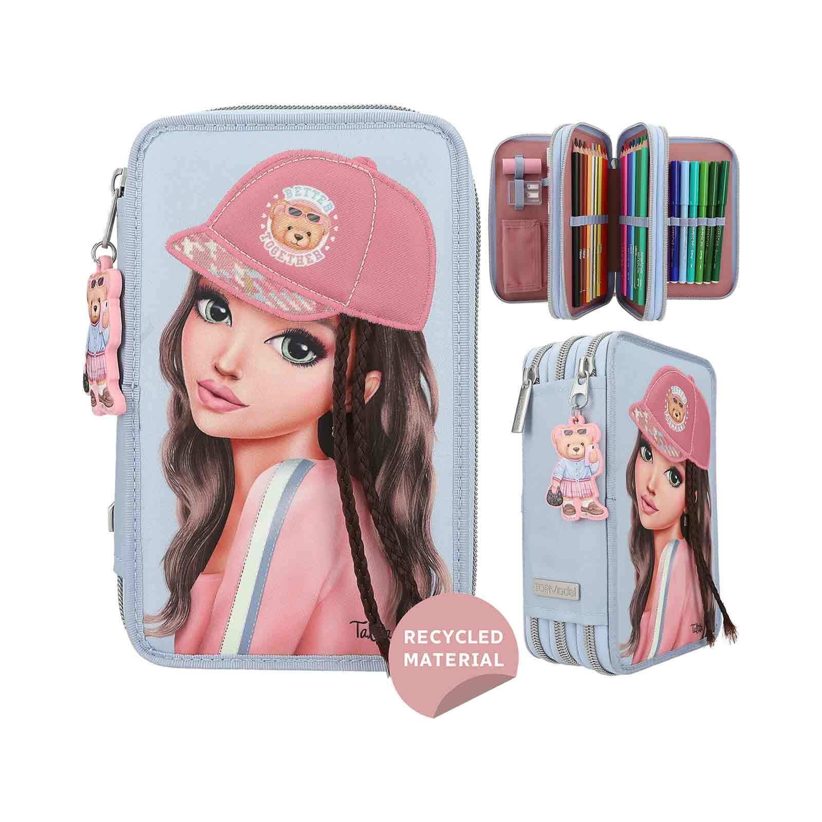 Depesche Buntstift »3-Fach Federtasche TEAM TEDDY TOPModel 20 x 13 x 7,5 cm bunt«