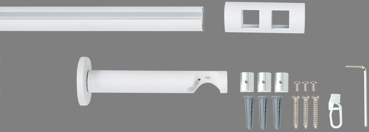 Good Life Innenlaufschiene "Cartucho" Ø 20 mm 1 läufig-läufig Fixmaß günstig online kaufen