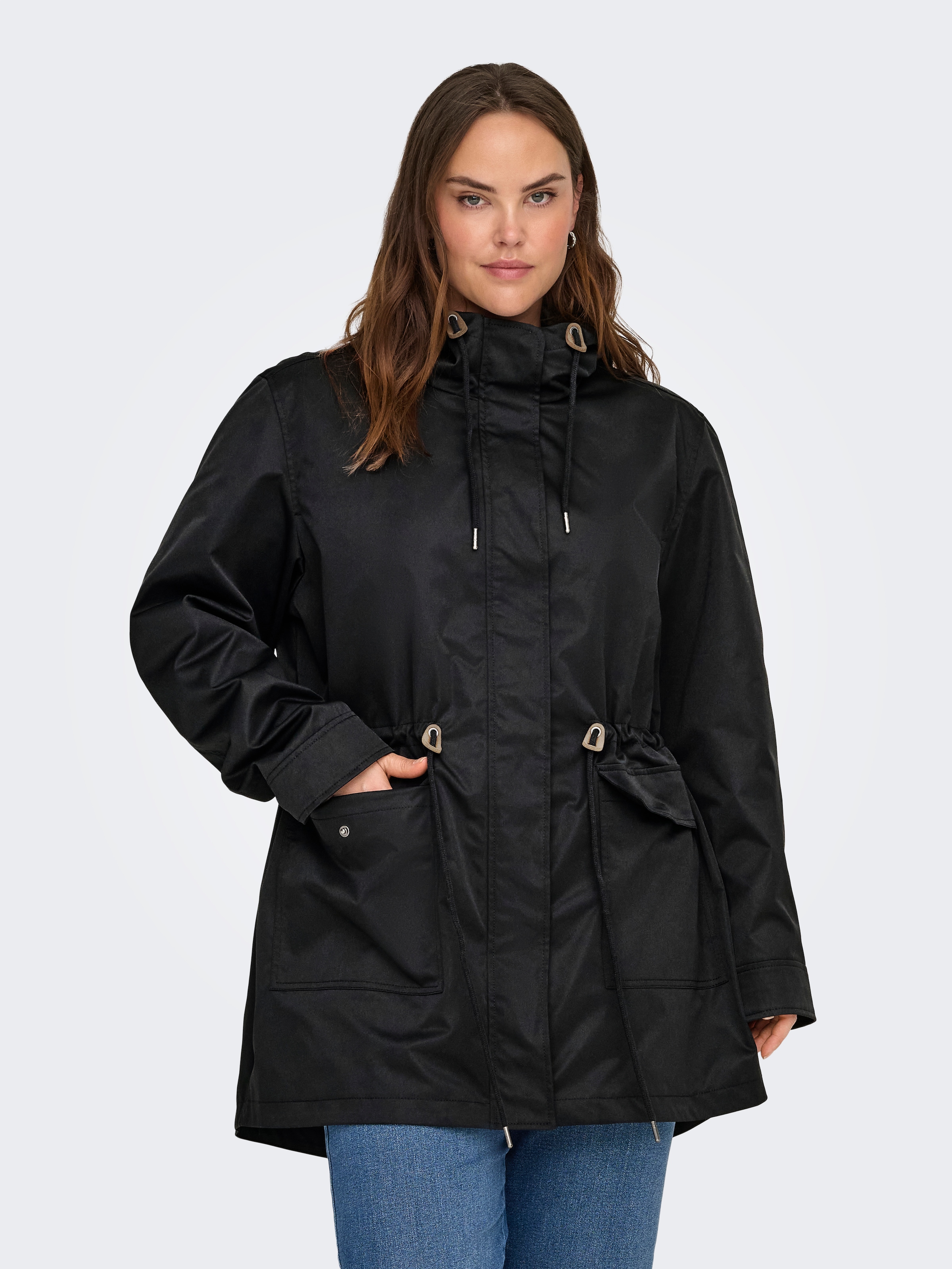 ONLY CARMAKOMA Regenmantel "CARLOUISE PARKA LIFE OTW NOOS" günstig online kaufen