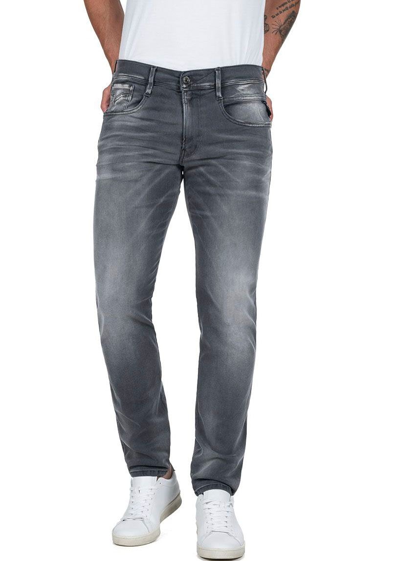 Replay Slim-fit-Jeans "ANBASS HYPERFLEX BIO" günstig online kaufen