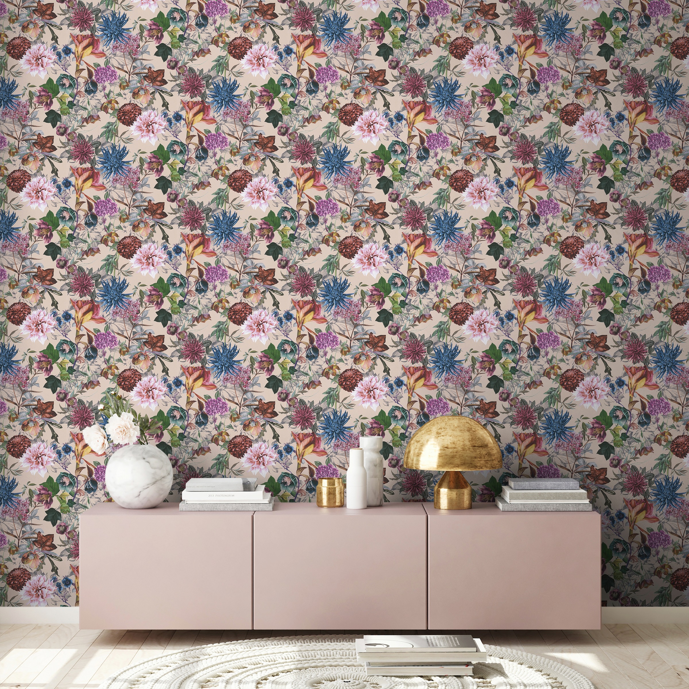 A.S. Création Vliestapete »Dream Flowery«, floral-botanisch-Wald, Florale Tapete Blumenoptik Tapeten Wohnzimmer Schlafzimmer Küche Optik