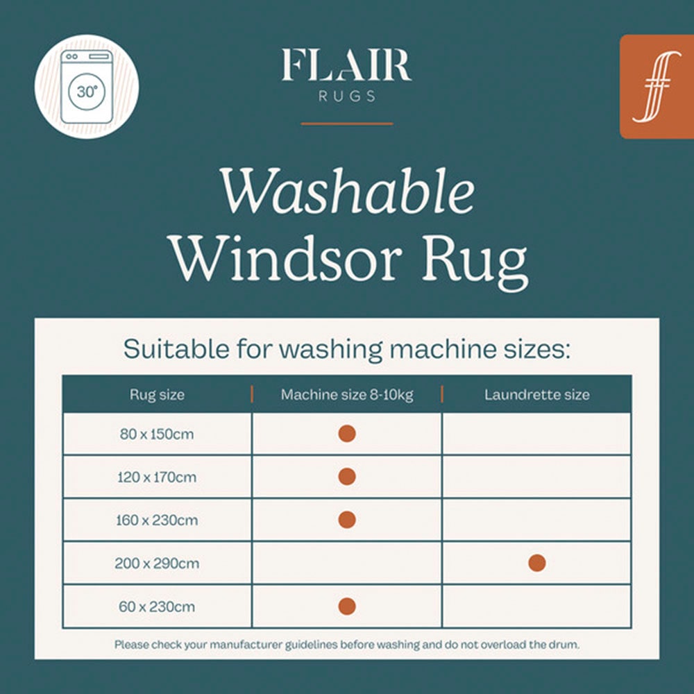 FLAIR RUGS Teppich »Windsor«, rechteckig, Waschbarer Teppich