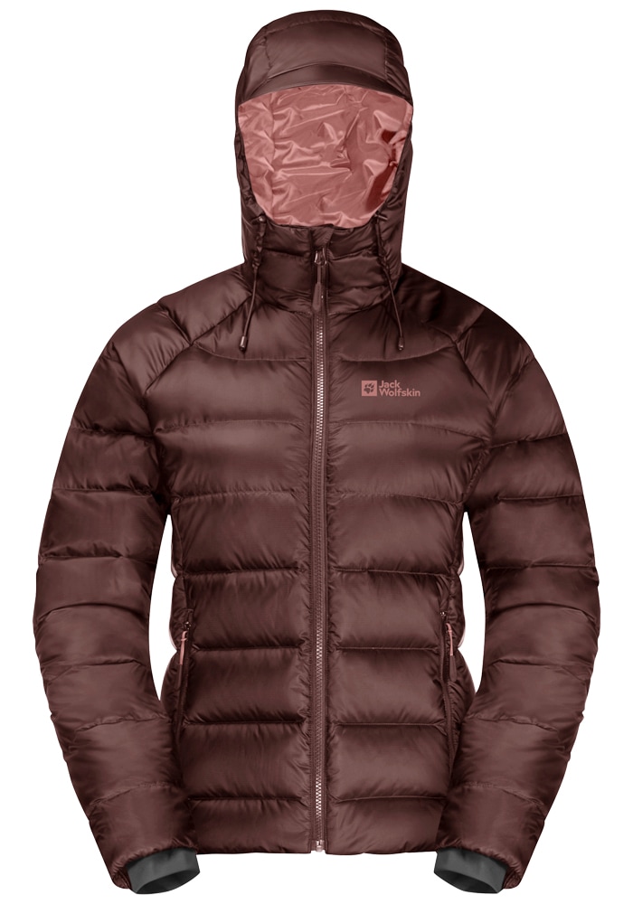 Jack Wolfskin Daunenjacke »NEBELHORN DOWN HOODY W«, mit Kapuze