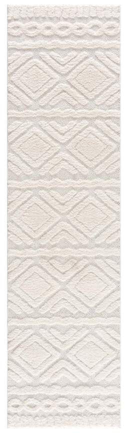 Carpet City Hochflor-Teppich »Focus 3382«, rechteckig, 20 mm Höhe, Boho-Teppich, Hochtief-Muster/ 3D-Effekt, für Wohnzimmer, Schlafzimmer