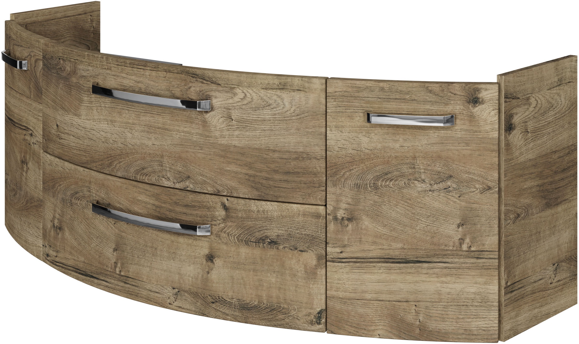 Saphir Badmöbel-Set »Serie 4010 2-teilig Keramik-Waschtisch mit LED-Spiegelschrank«, (Set), Badezimmer Set 144 cm breit, inkl. Türdämpfer, 5 Türen, 2 Schubladen